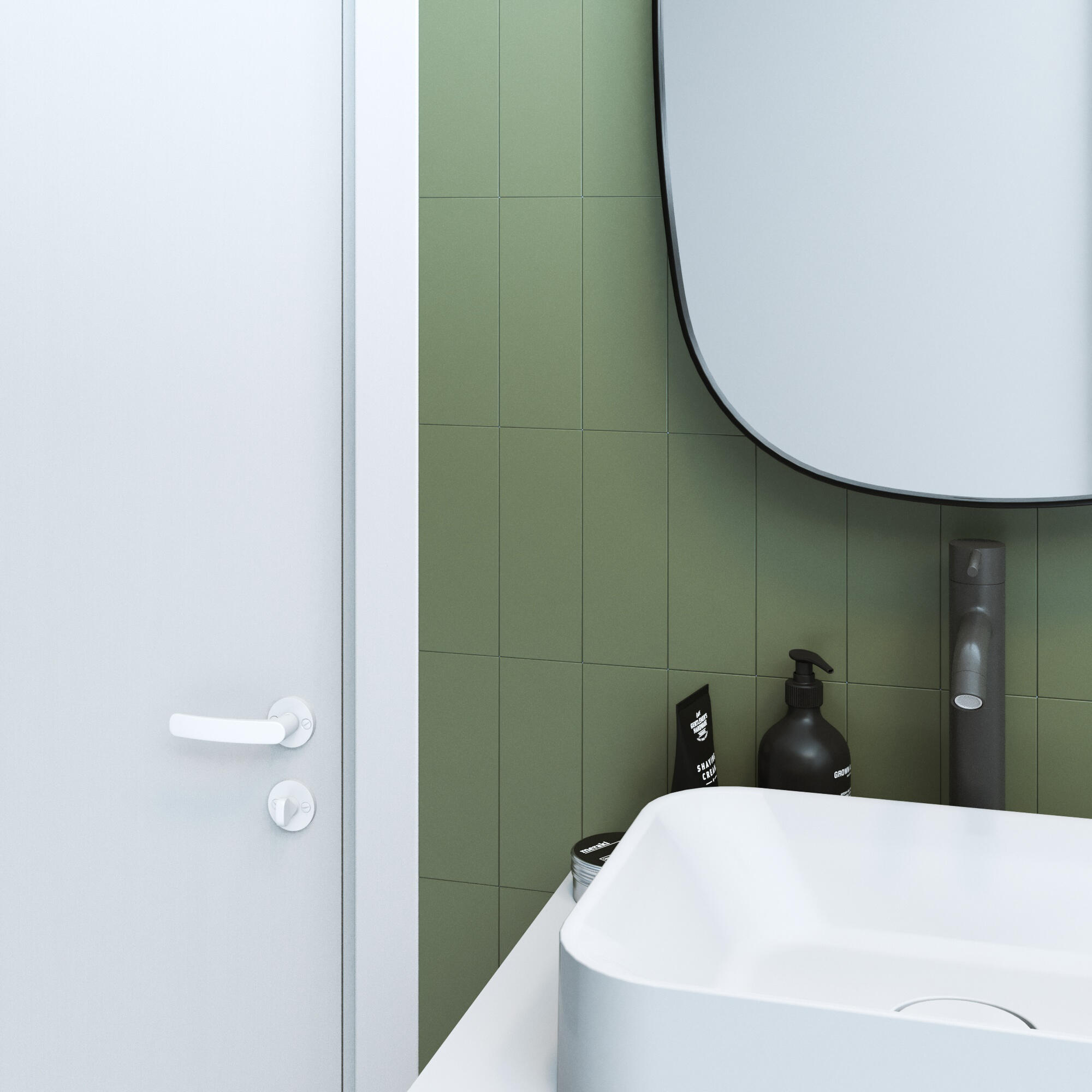 2 rosaces de fonction Lina acier blanc mat condamnation et décondamnation E3 - 6