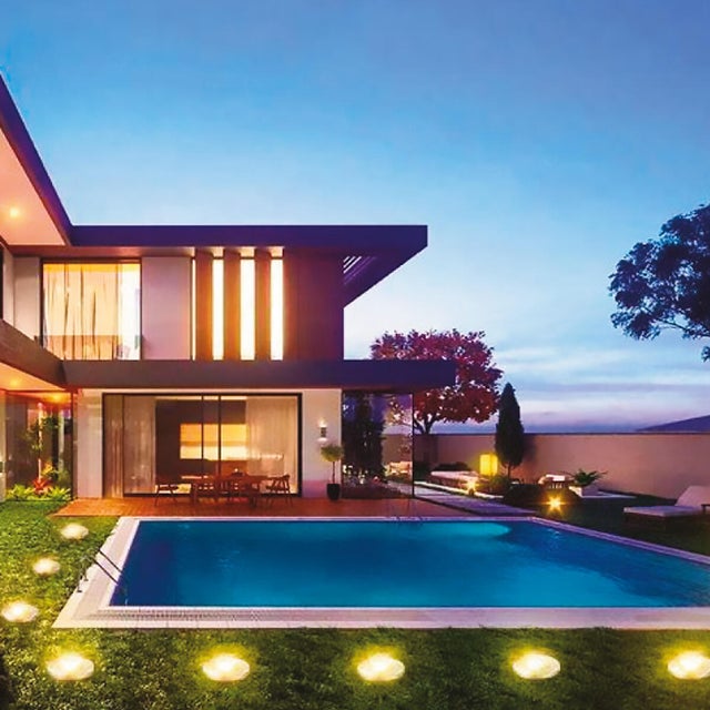 faretto da incasso con fonte luminosa fisso Modulo LED RXSOL 10003 grigio Luce bianco caldo