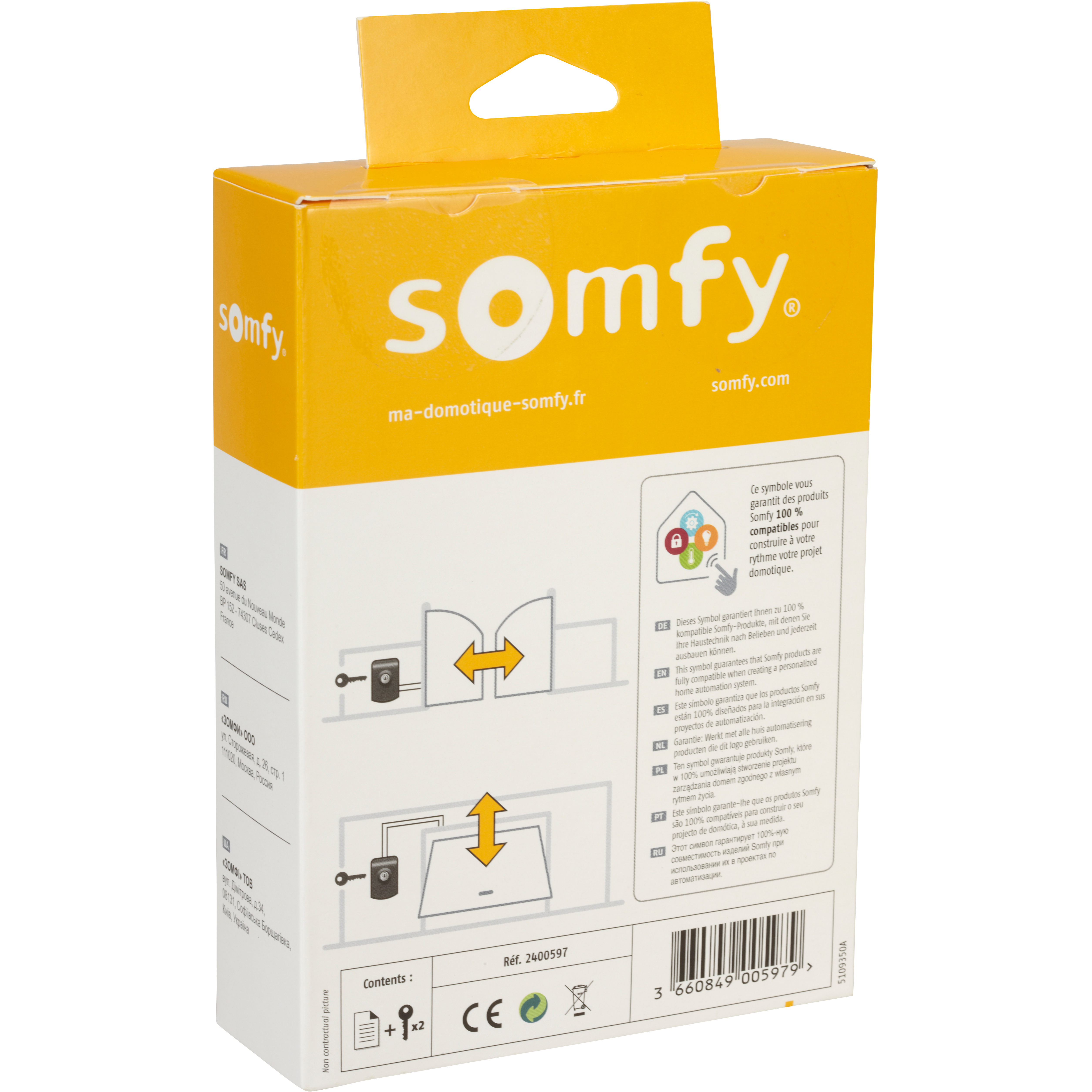 Wyłącznik kluczykowy DO DRZWI GARAŻOWYCH SOMFY - 6