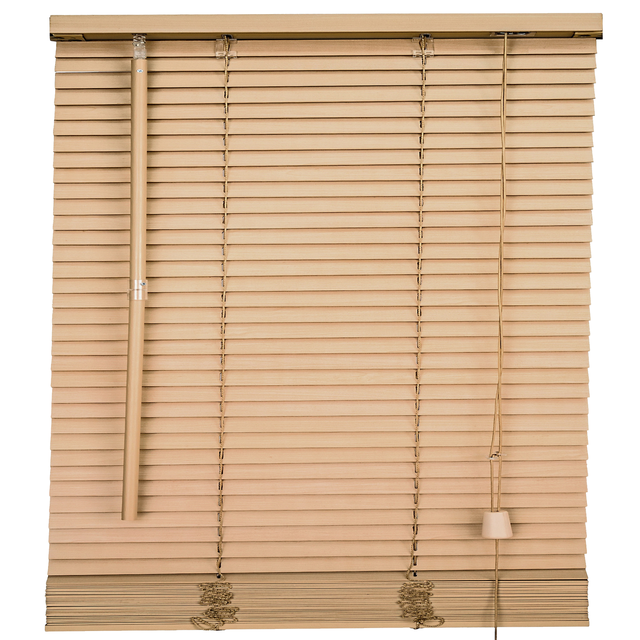 Żaluzja drewniana Nordic 40 x 150 cm brązowa 27 mm