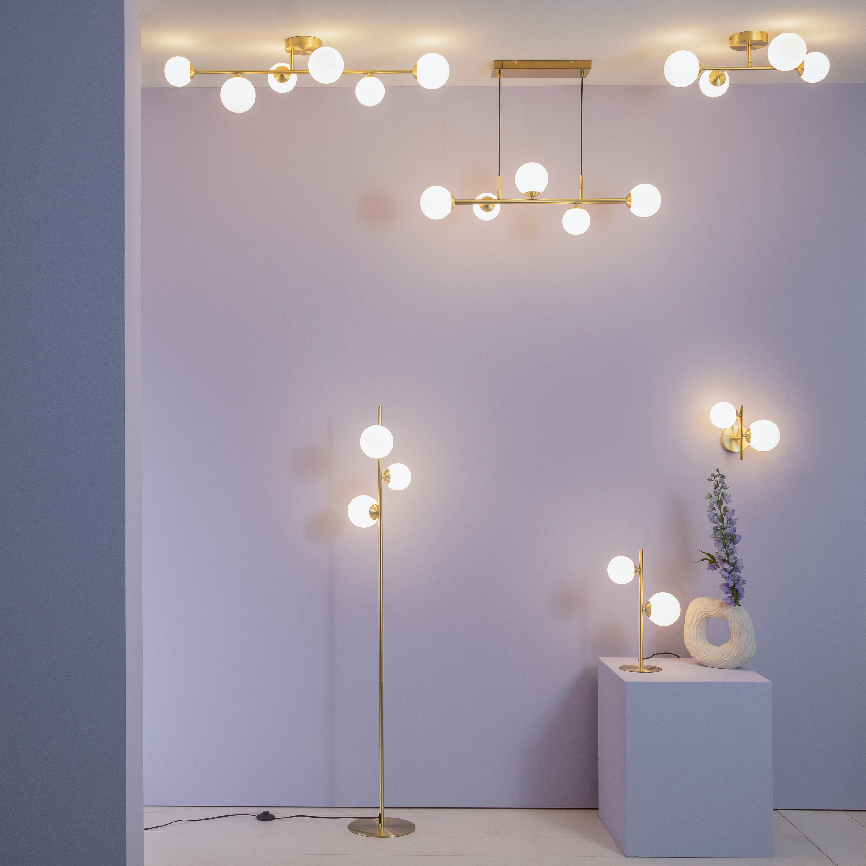 Oprawa sufitowa bez źródła światła  G9 Metal śr.  cm INSPIRE - 11