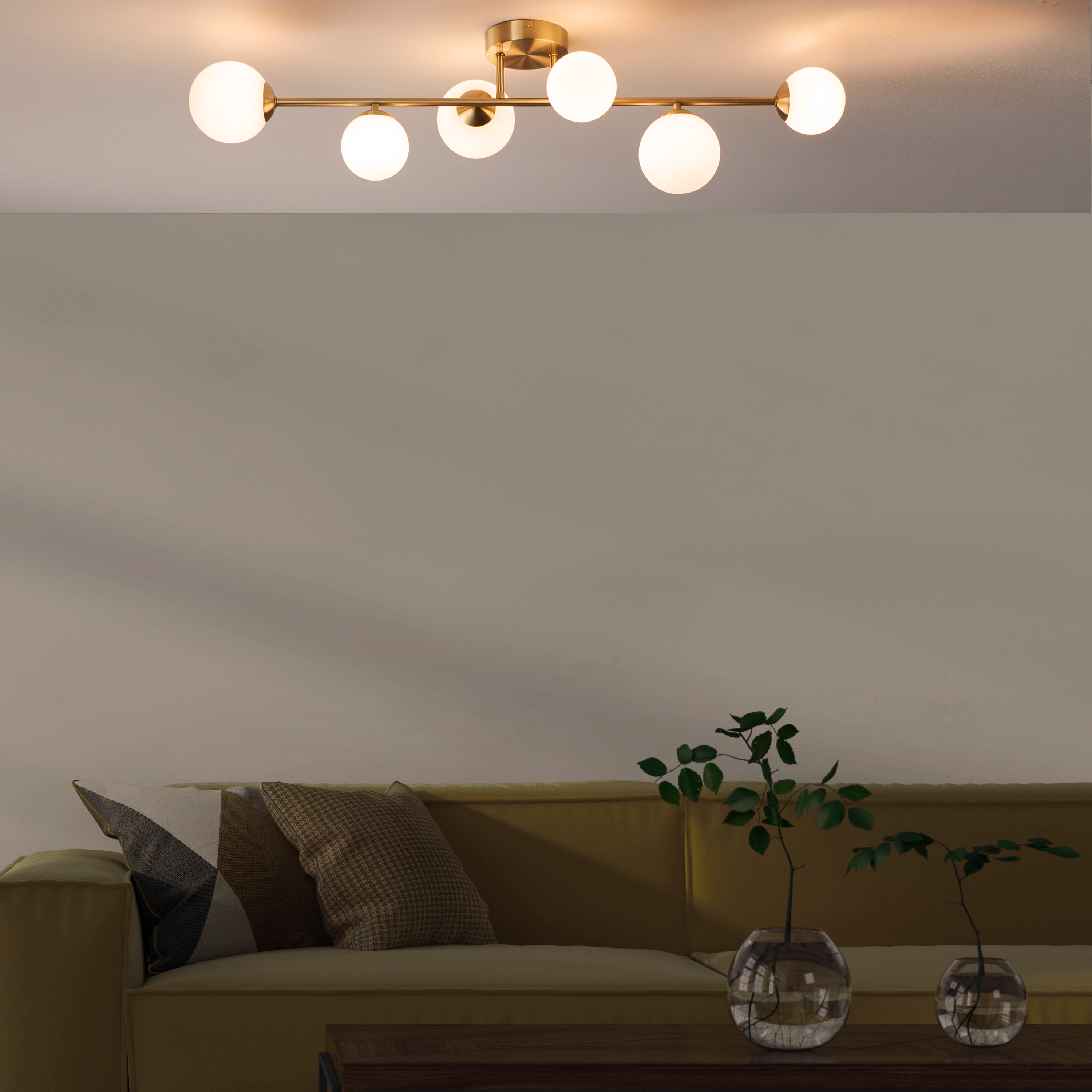 Oprawa sufitowa bez źródła światła  G9 Metal śr.  cm INSPIRE - 6