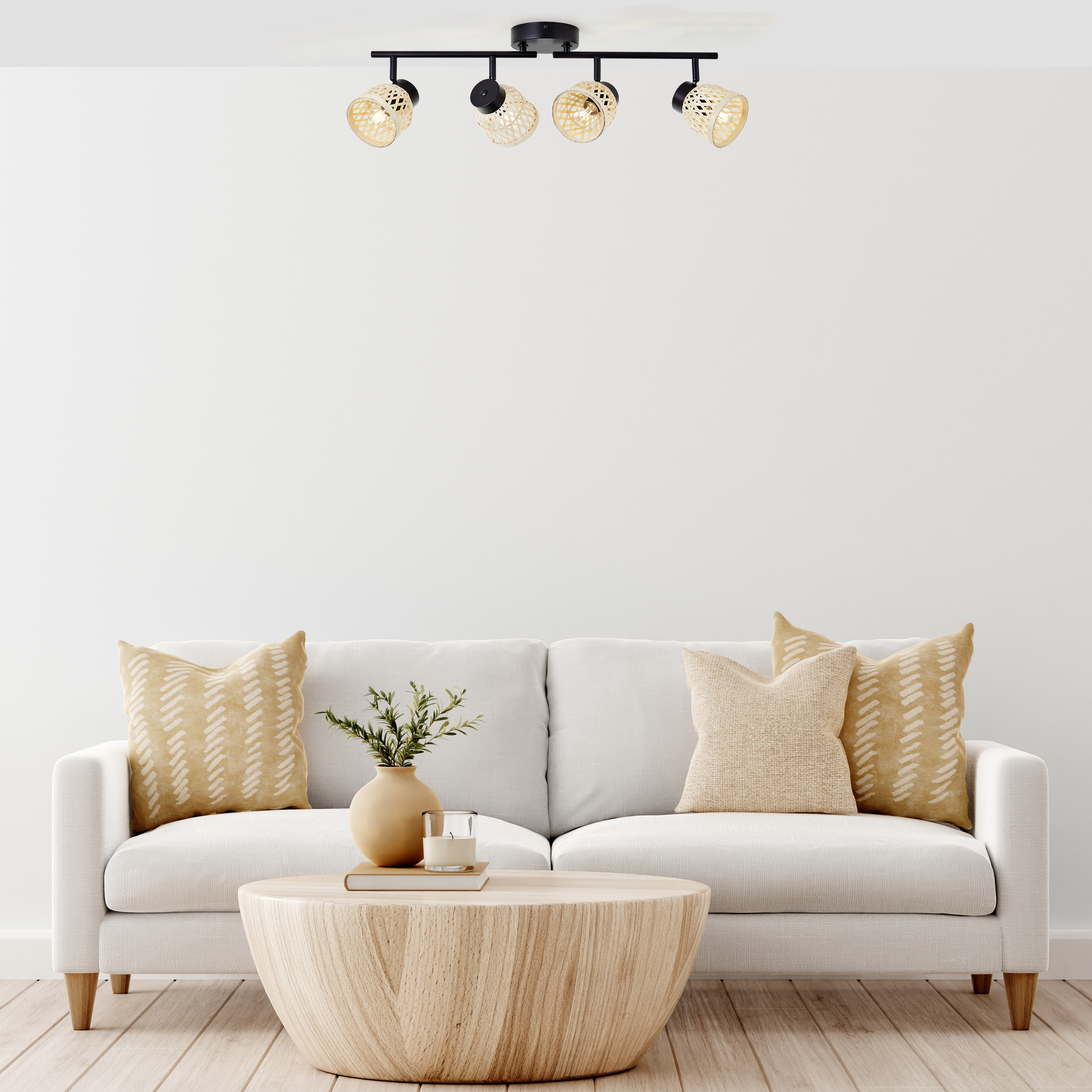 Candeeiro de teto INSPIRE NINON E14 4 LUZES D10.5CM PRETO - 19