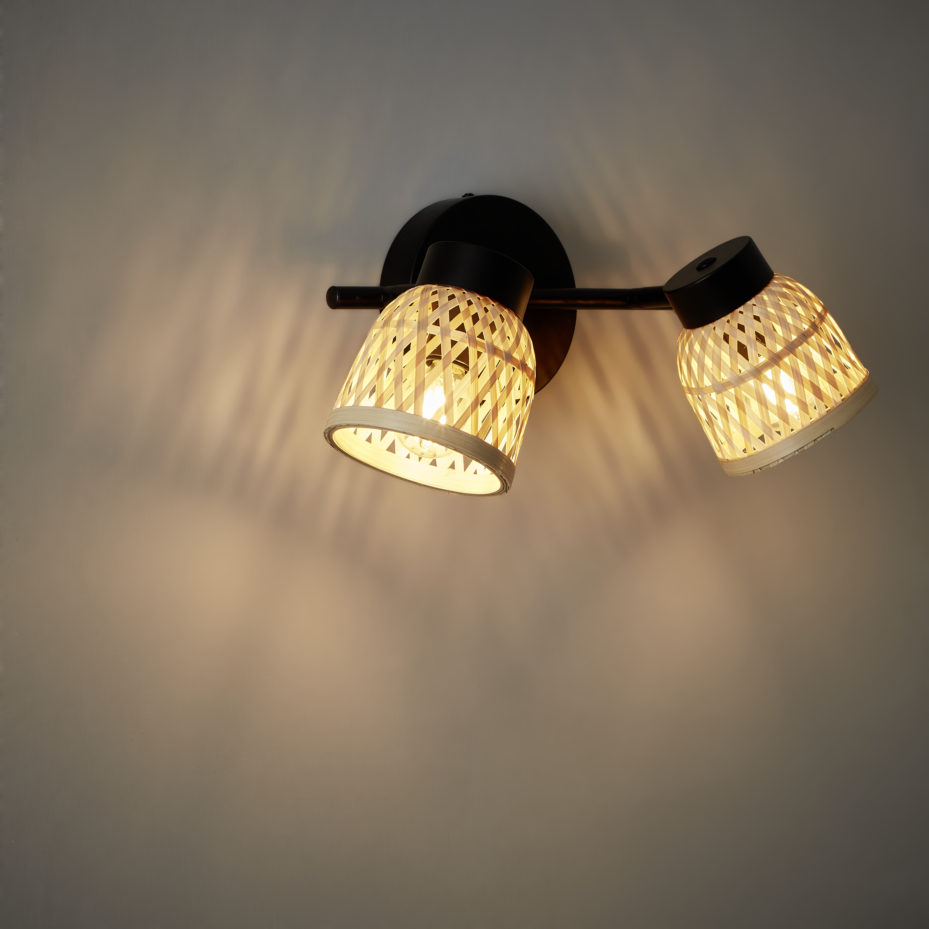 Candeeiro de teto INSPIRE NINON E14 2 LUZES D10.5CM PRETO - 15