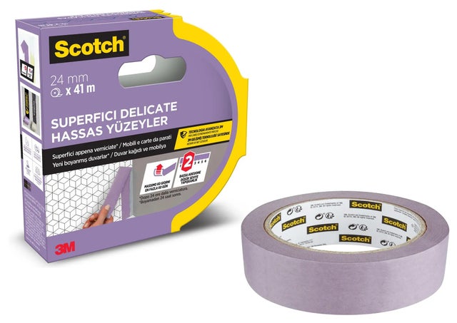 Nastro per mascheratura 41 m x 24 mm superfici delicate