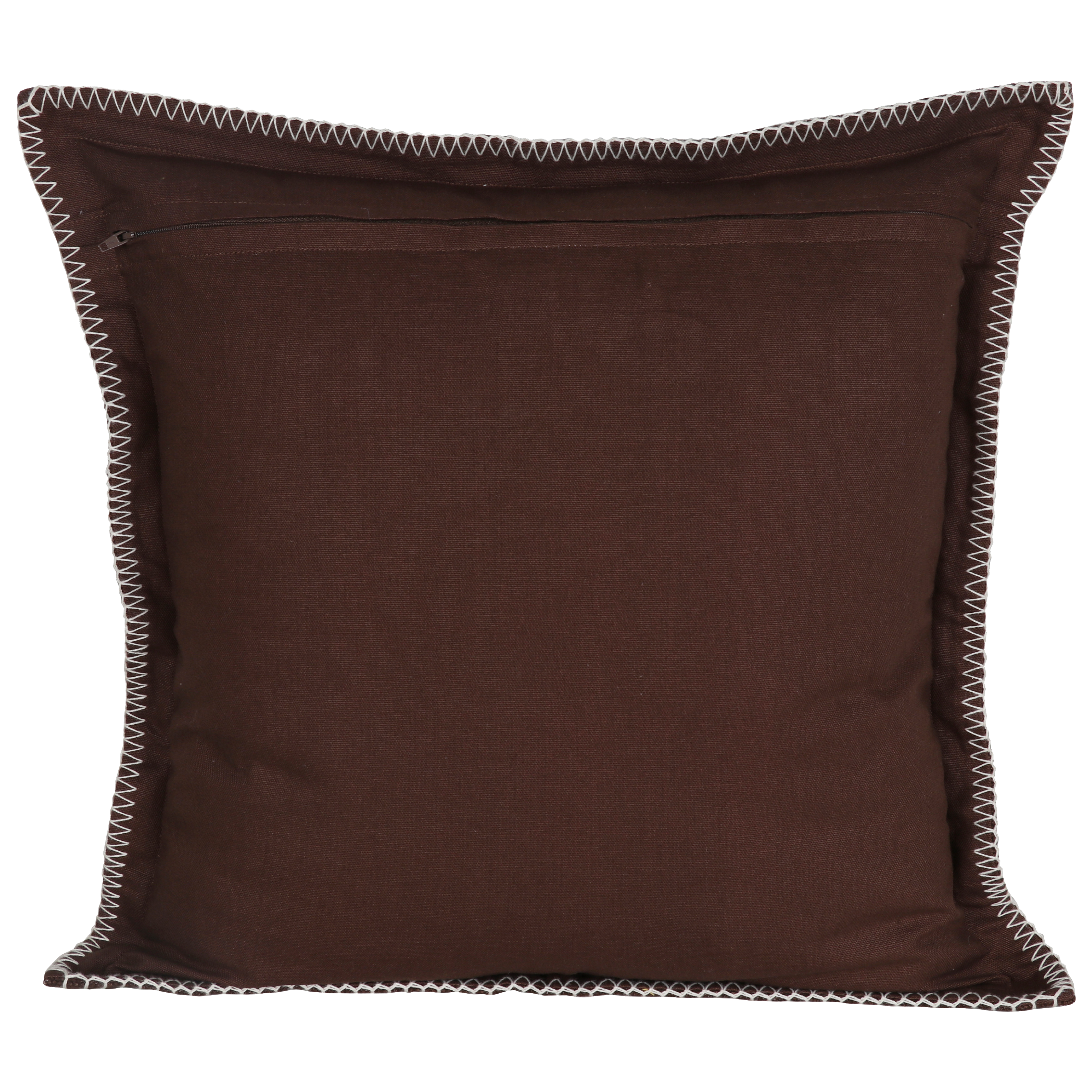 Cuscino INSPIRE Nathalie moka 3 marrone 45 x 45 cm - 10