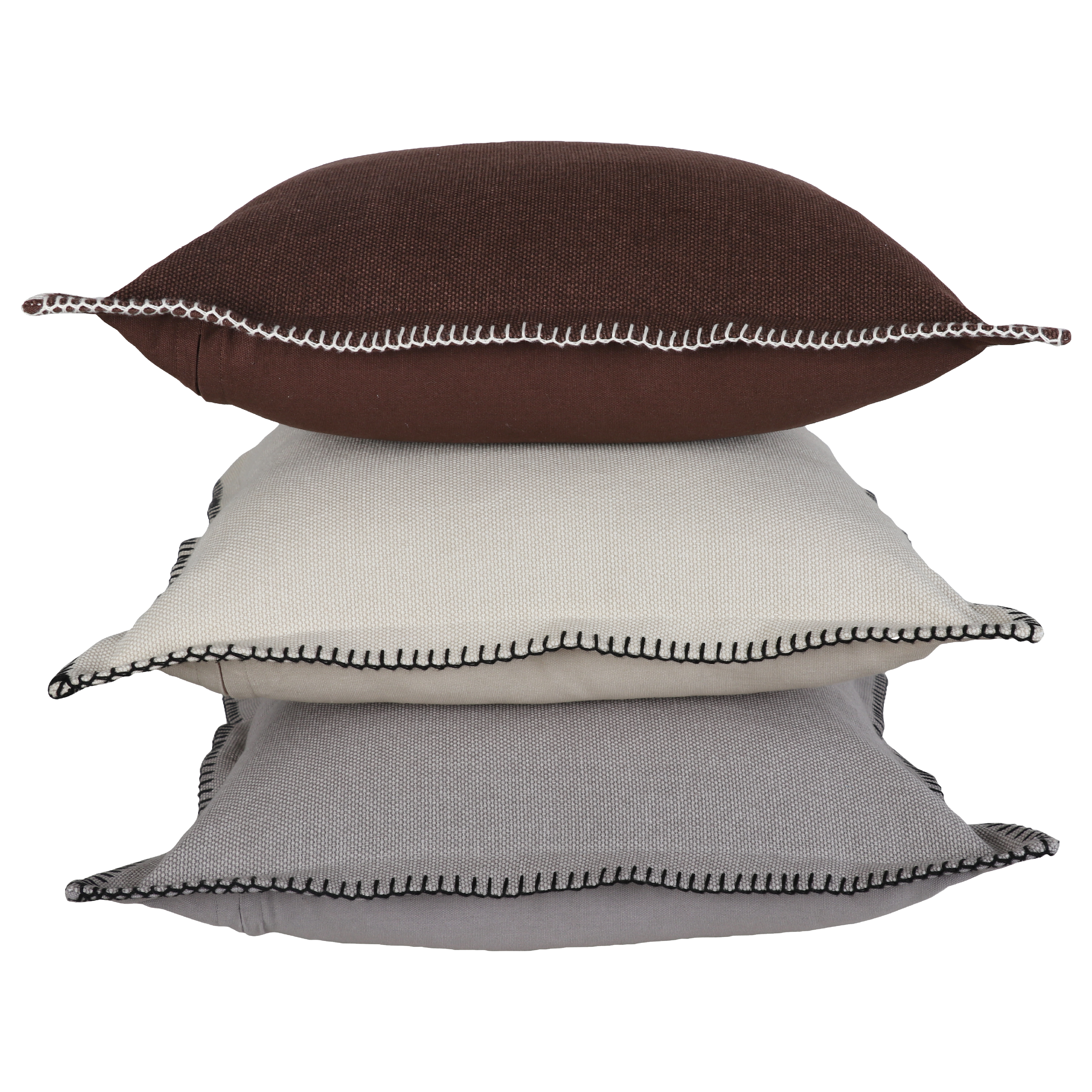 Cuscino INSPIRE Nathalie moka 3 marrone 45 x 45 cm - 9