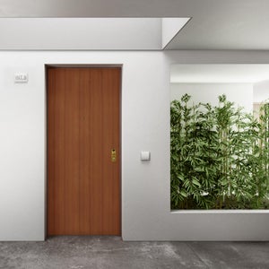 Porta Blindata 90x197 Cm - Grigio Opaco, Con Maniglia Acciaio, Spioncino E Isolamento Lana Di Roccia - Foto 7