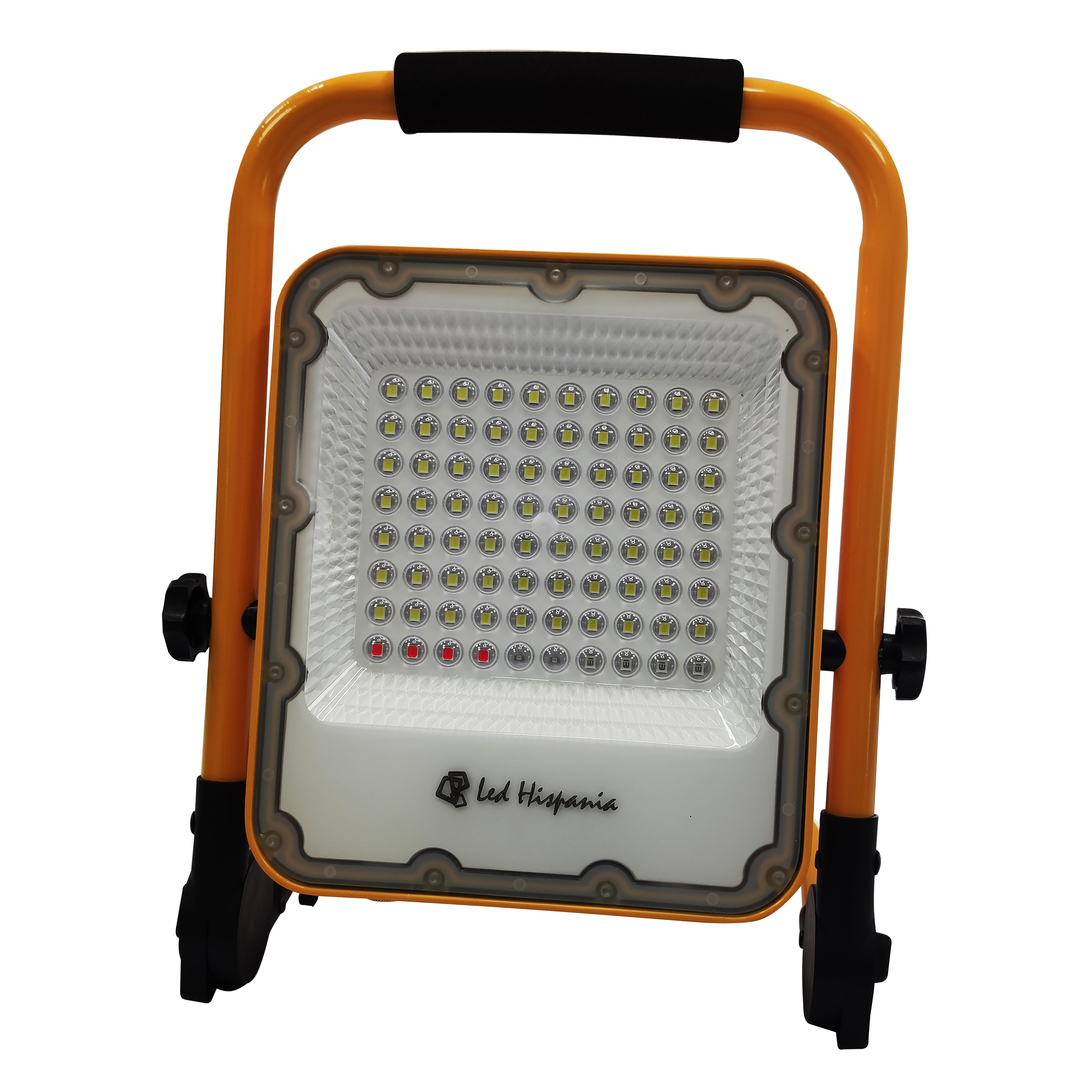 PROYECTOR LED PORTATIL RECARGABLE 50W CON PANEL SOLAR - 2