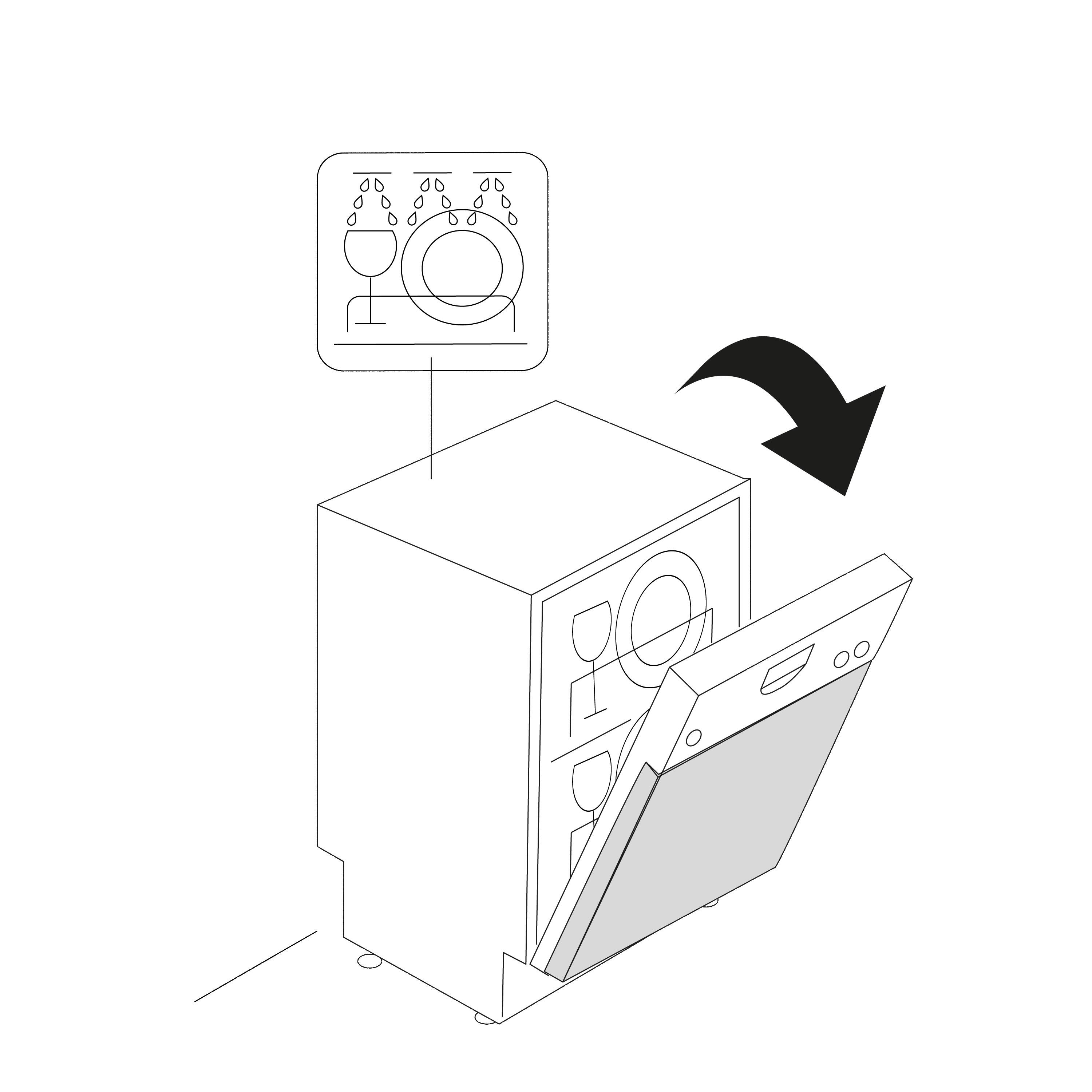 Porte de lave-vaisselle Sevilla blanc brillant H.59 x l.59.7 cm - 3