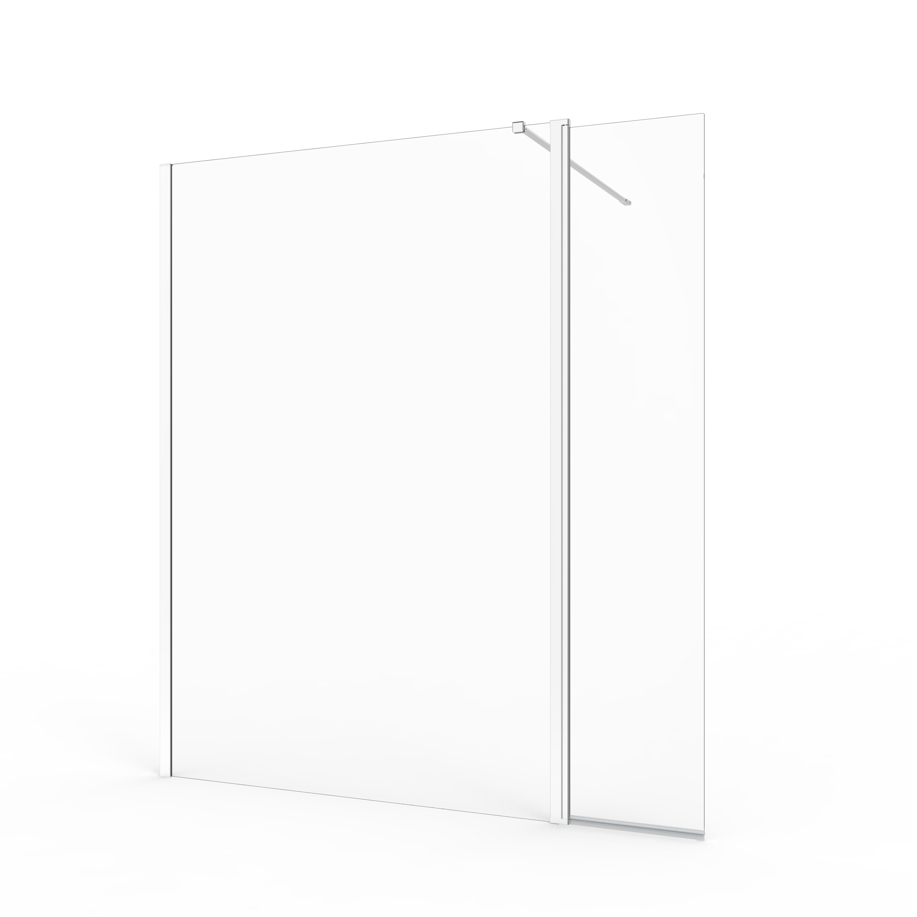 Kabina Walk-in Remix 140x200 transparentna profil chromowany Sensea - 6