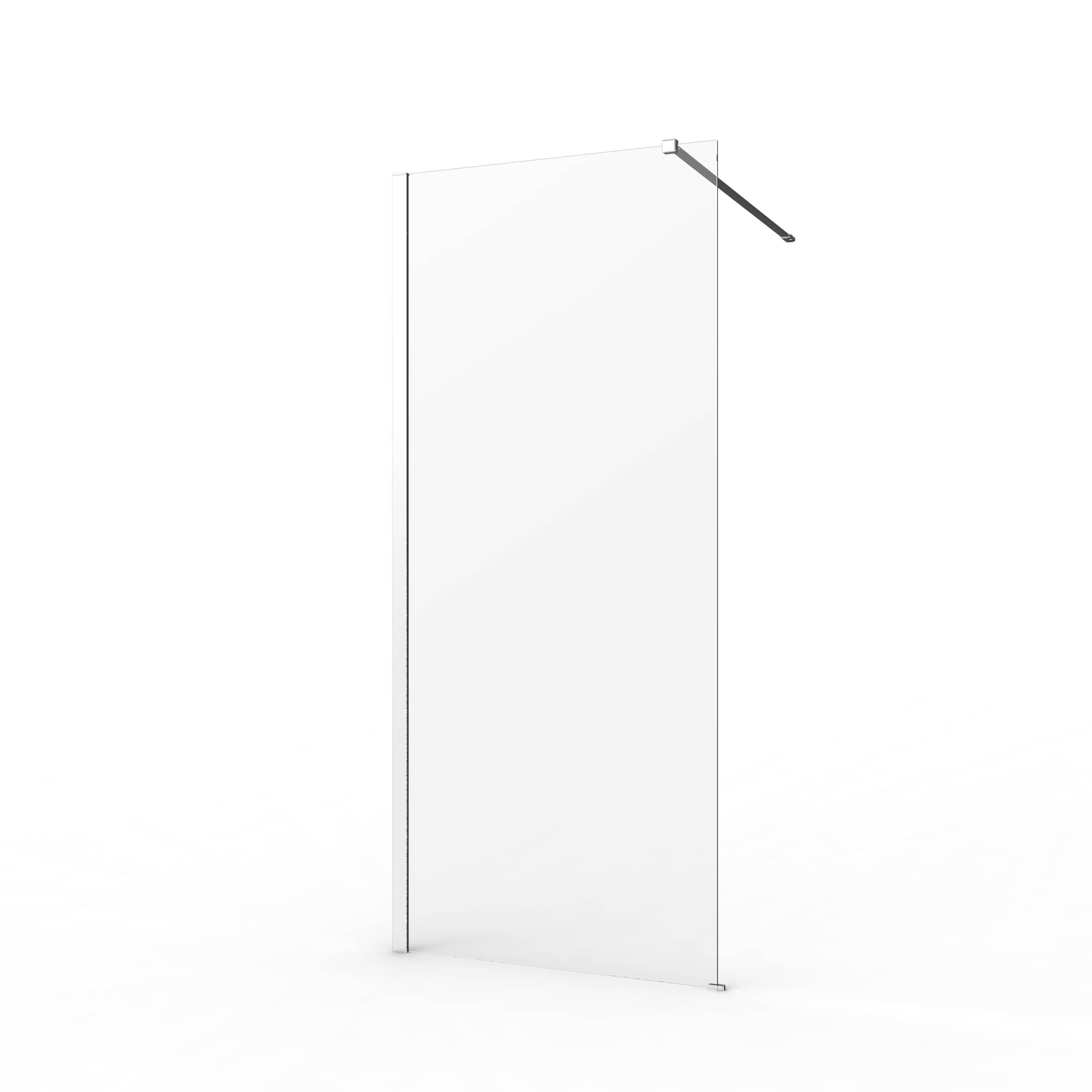 Kabina Walk-in Remix 90x200 transparentna profil chromowany Sensea - 11