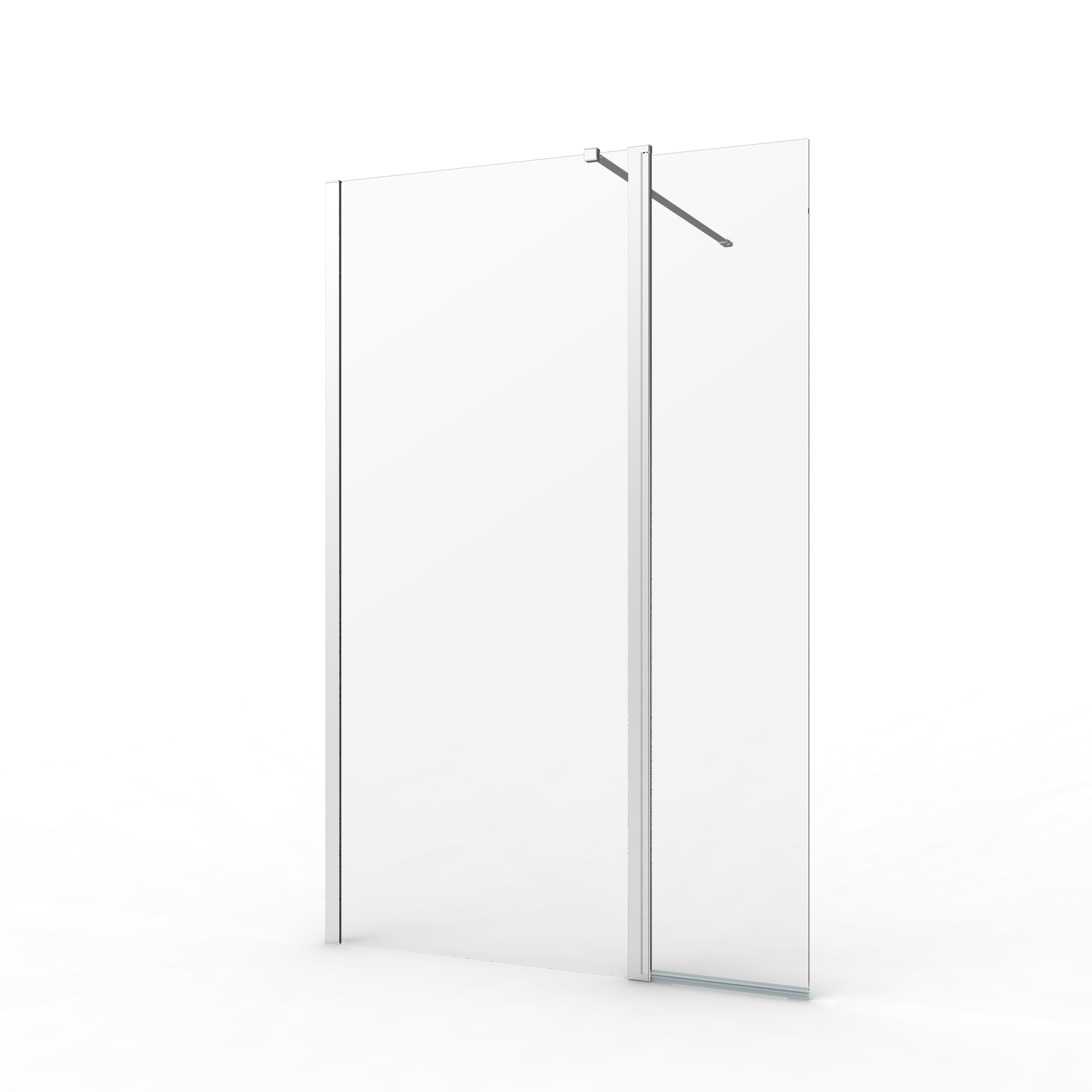 Kabina Walk-in Remix 90x200 transparentna profil chromowany Sensea - 9