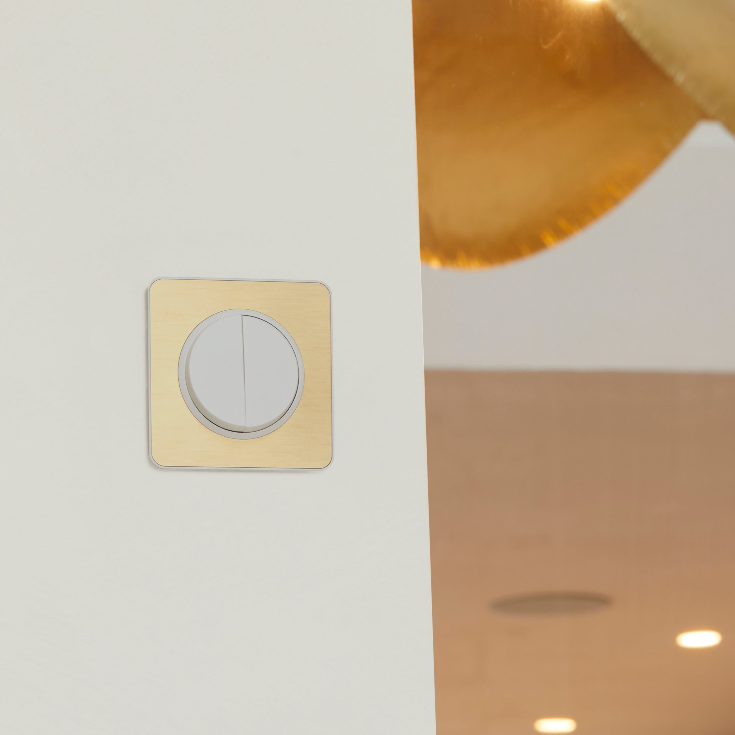 Plaque triple Lumia, LEXMAN, métal laiton - 5