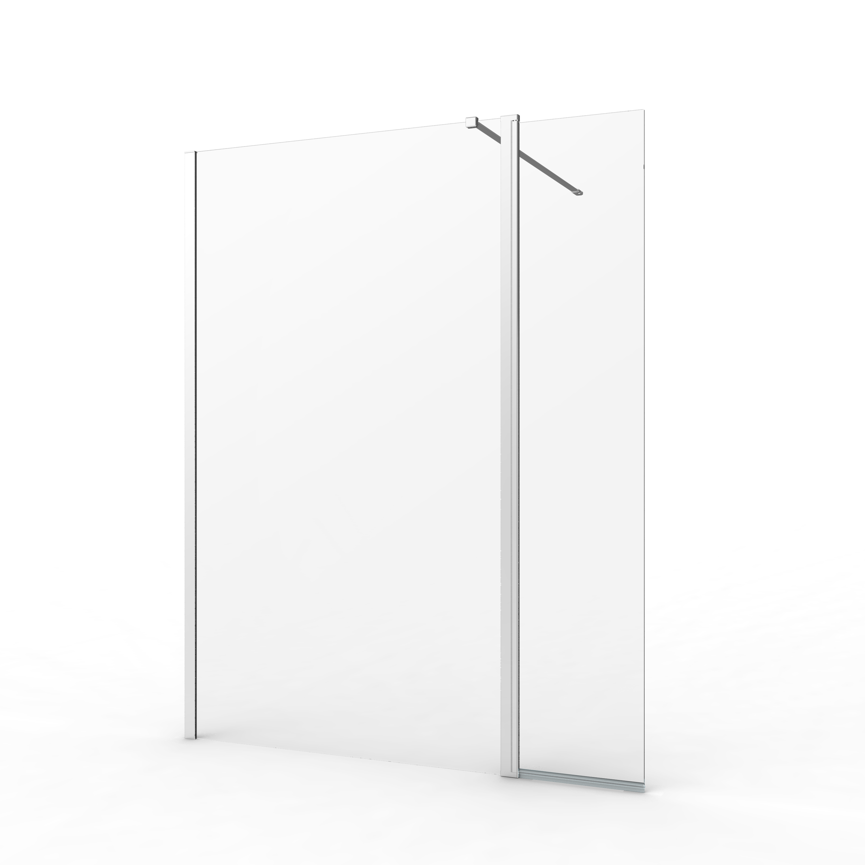 Deflector de painel de duche 40x200 cm cromado Remix Transparente - 36