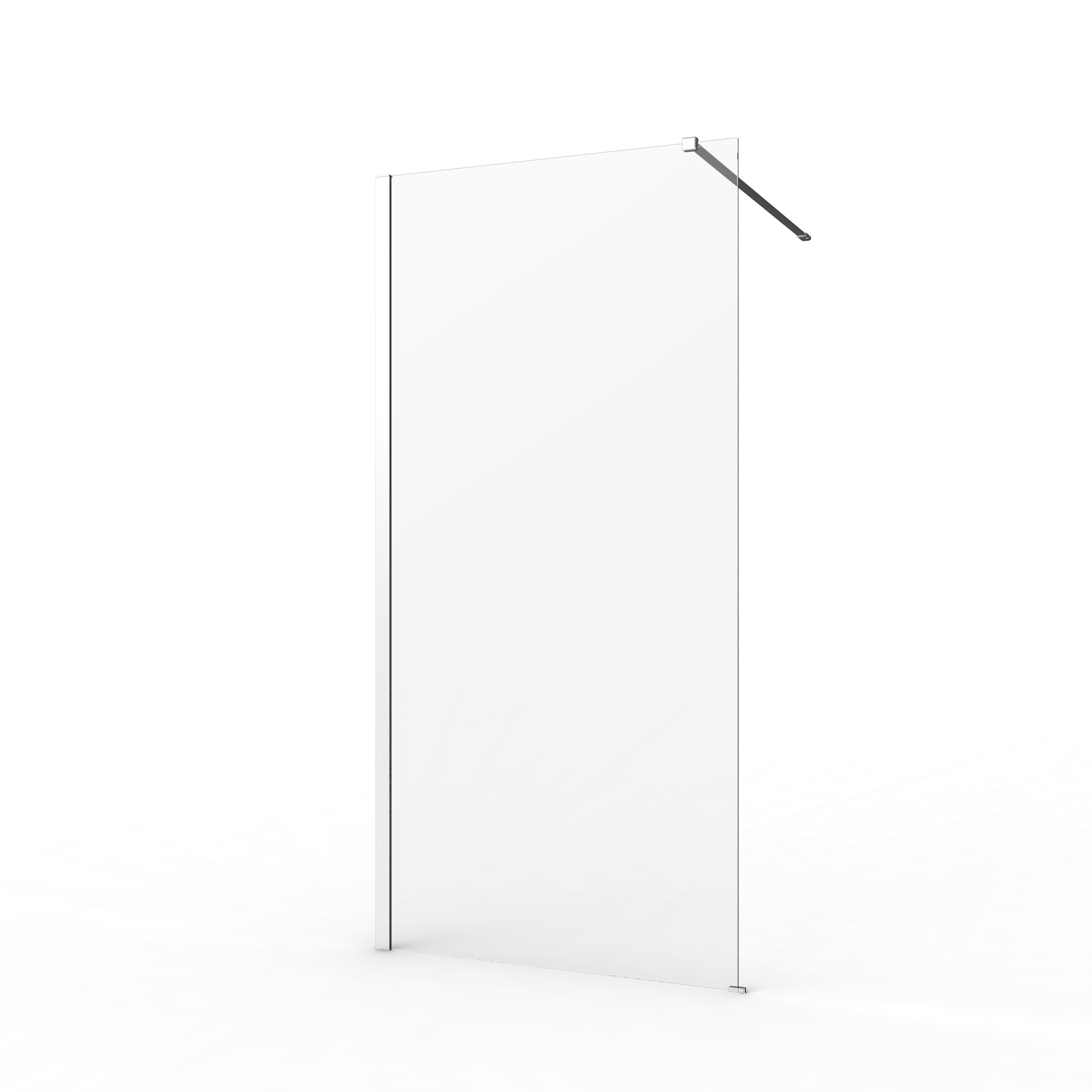 Box doccia walk-in Remix, vetro 8 mm, L 97-98.5 cm x H 200 cm, profilo cromo - 11