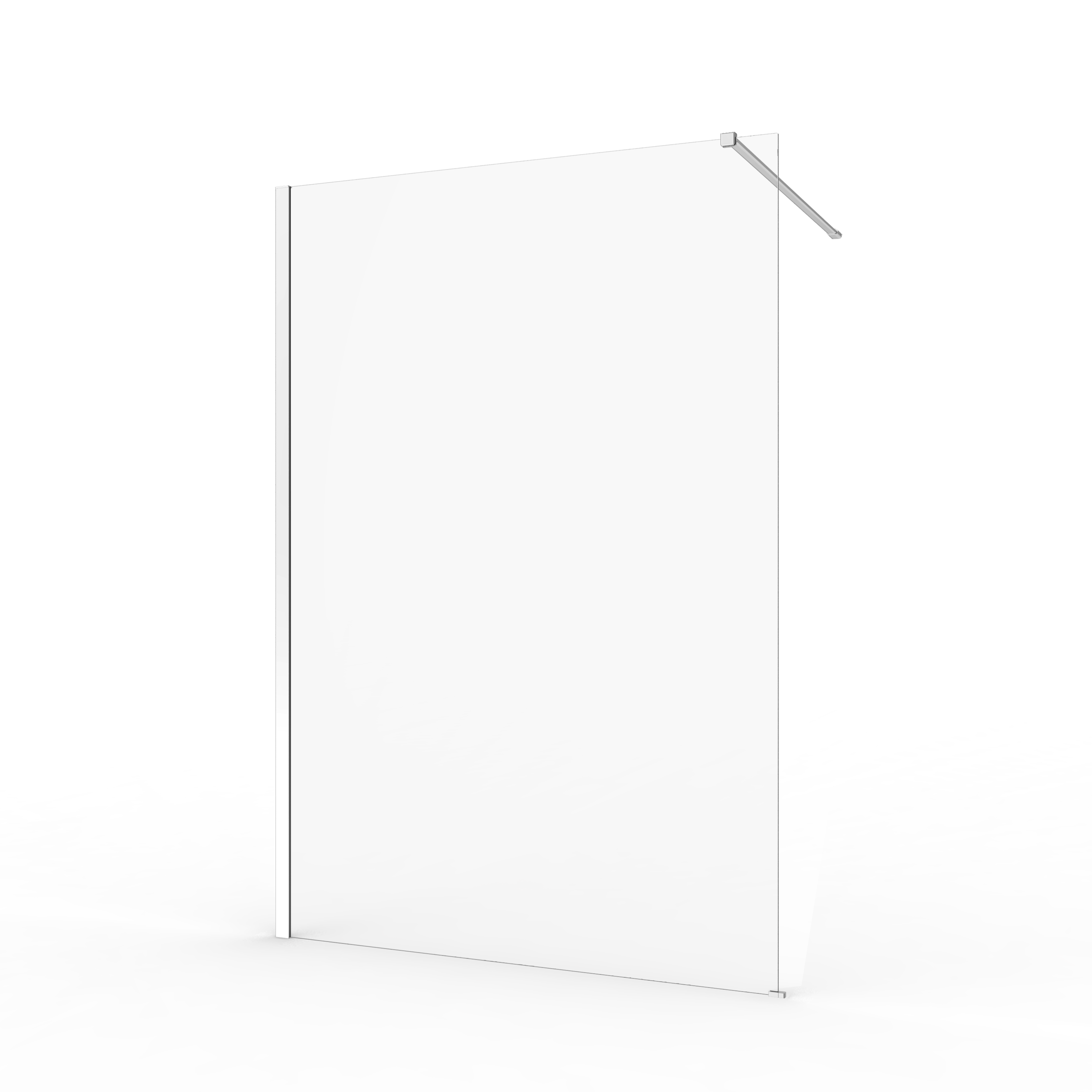 Kabina Walk-in Remix 140x200 transparentna profil chromowany Sensea - 5