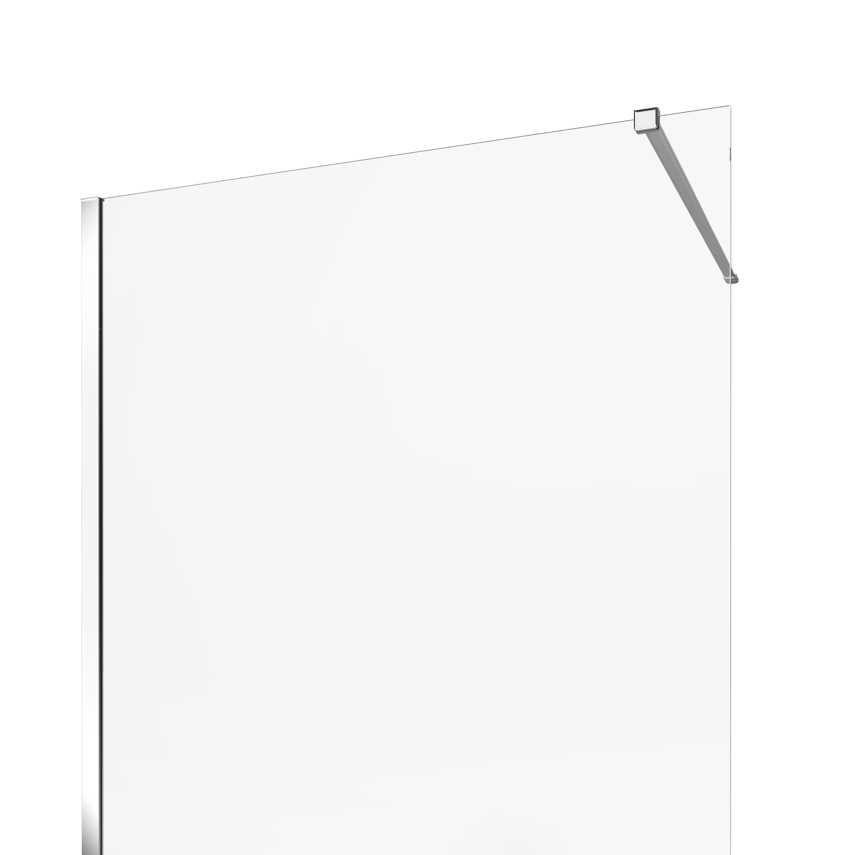 Kabina Walk-in Remix 140x200 transparentna profil chromowany Sensea - 10