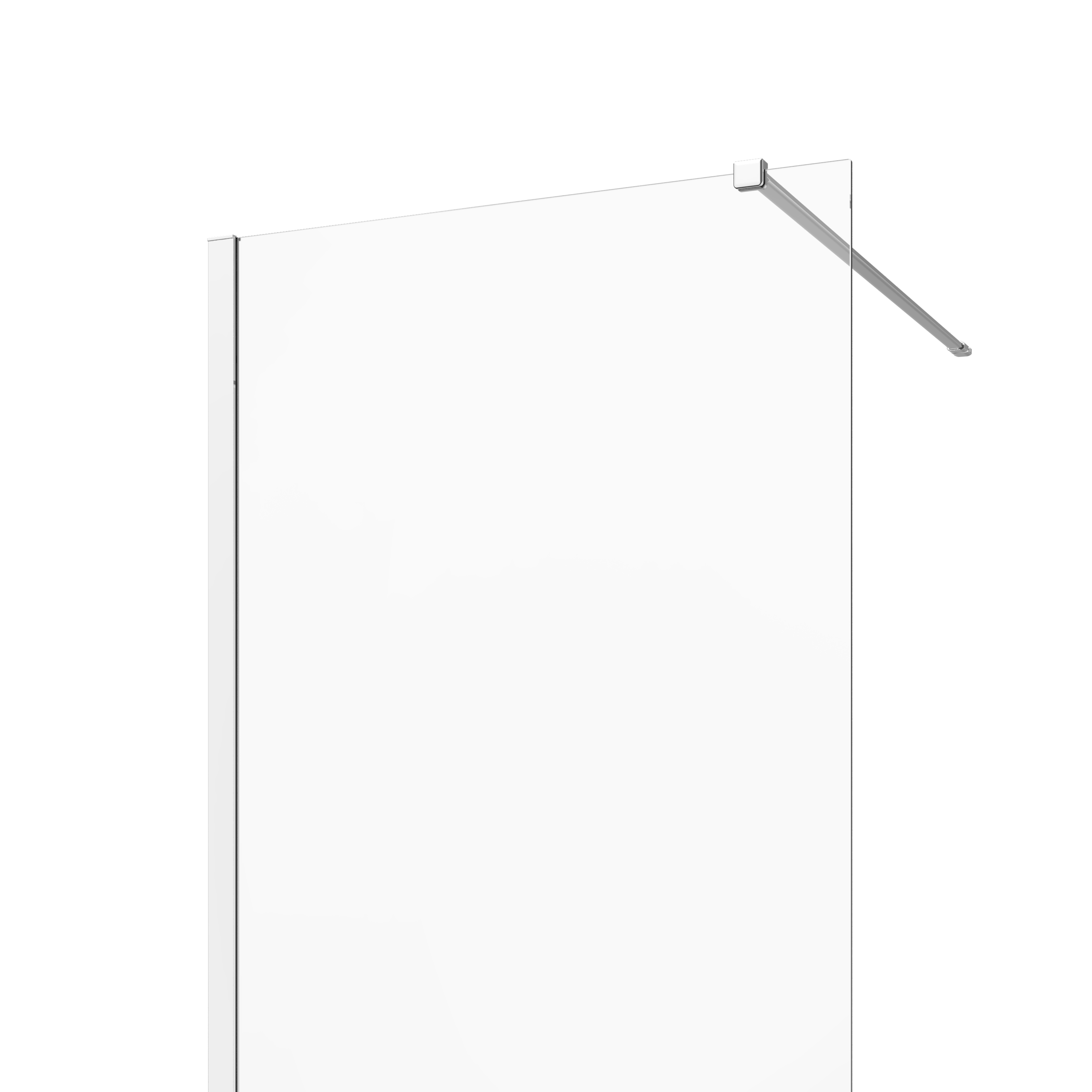 Kabina Walk-in Remix 90x200 transparentna profil chromowany Sensea - 17