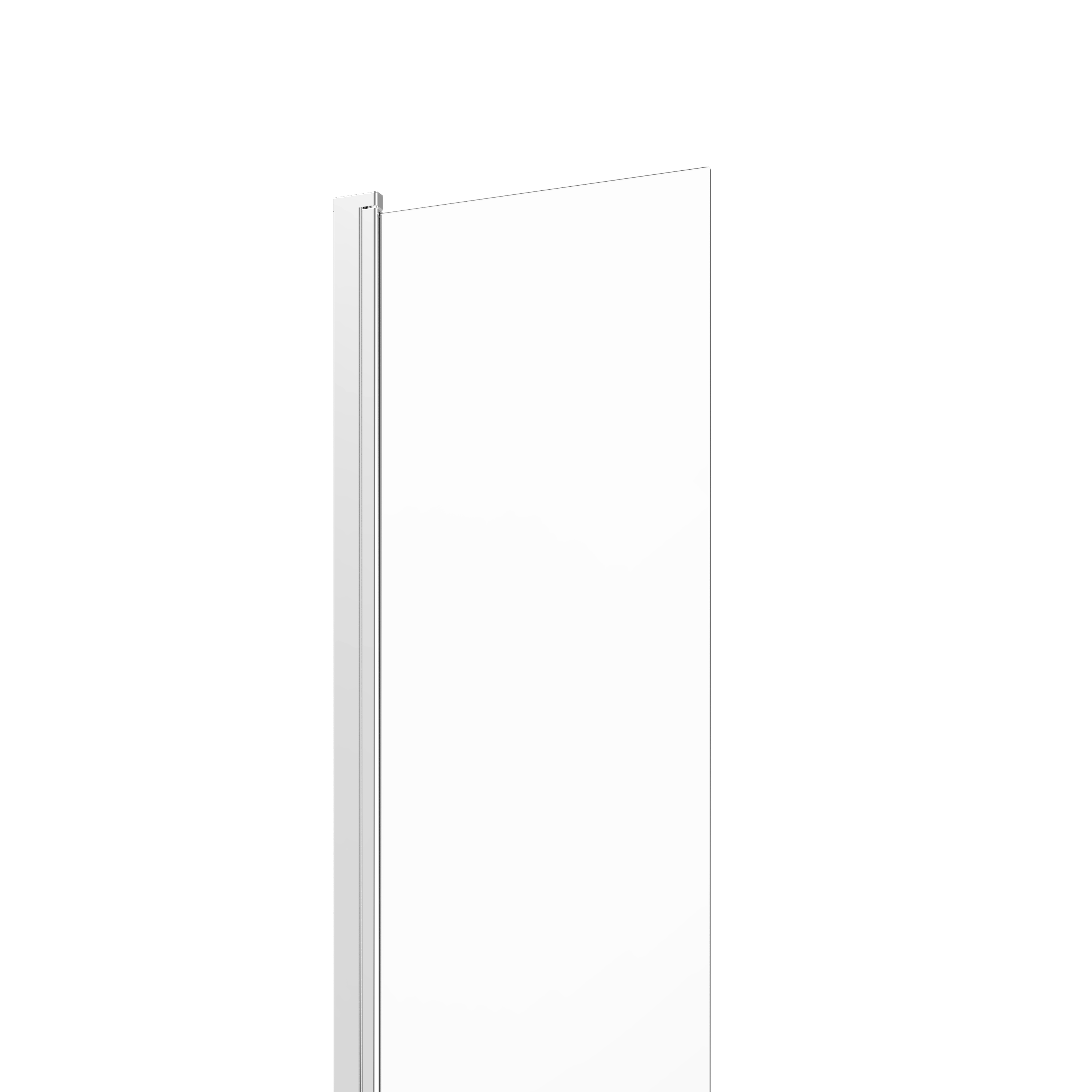 Deflector de painel de duche 40x200 cm cromado Remix Transparente - 5
