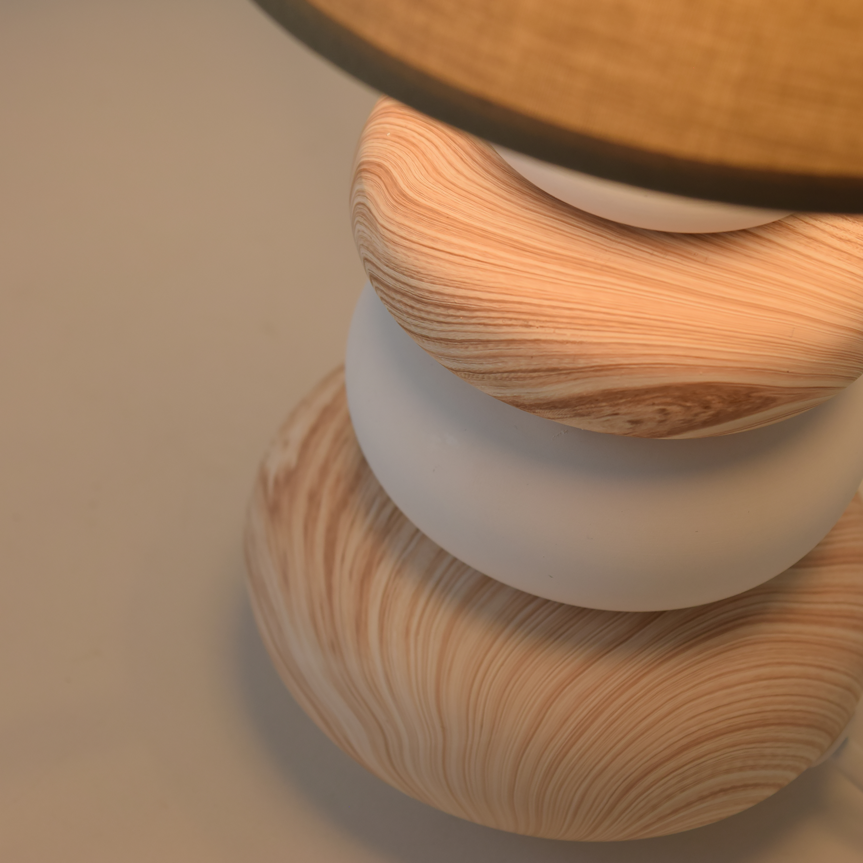 Lampa stołowa Navala beżowa E14 36 cm Inspire - 20