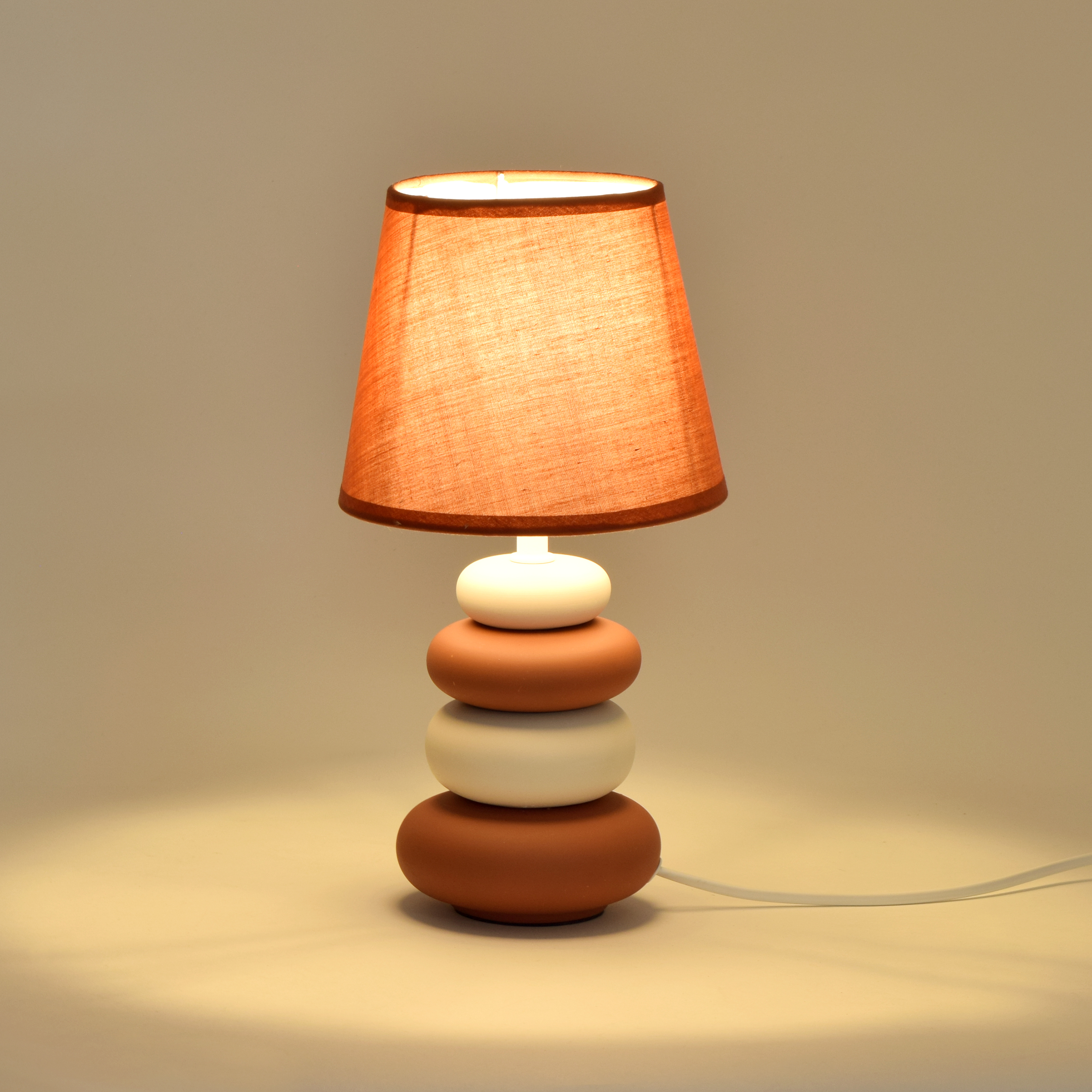 Lampa stołowa Navala terracotta E14 36 cm Inspire - 21