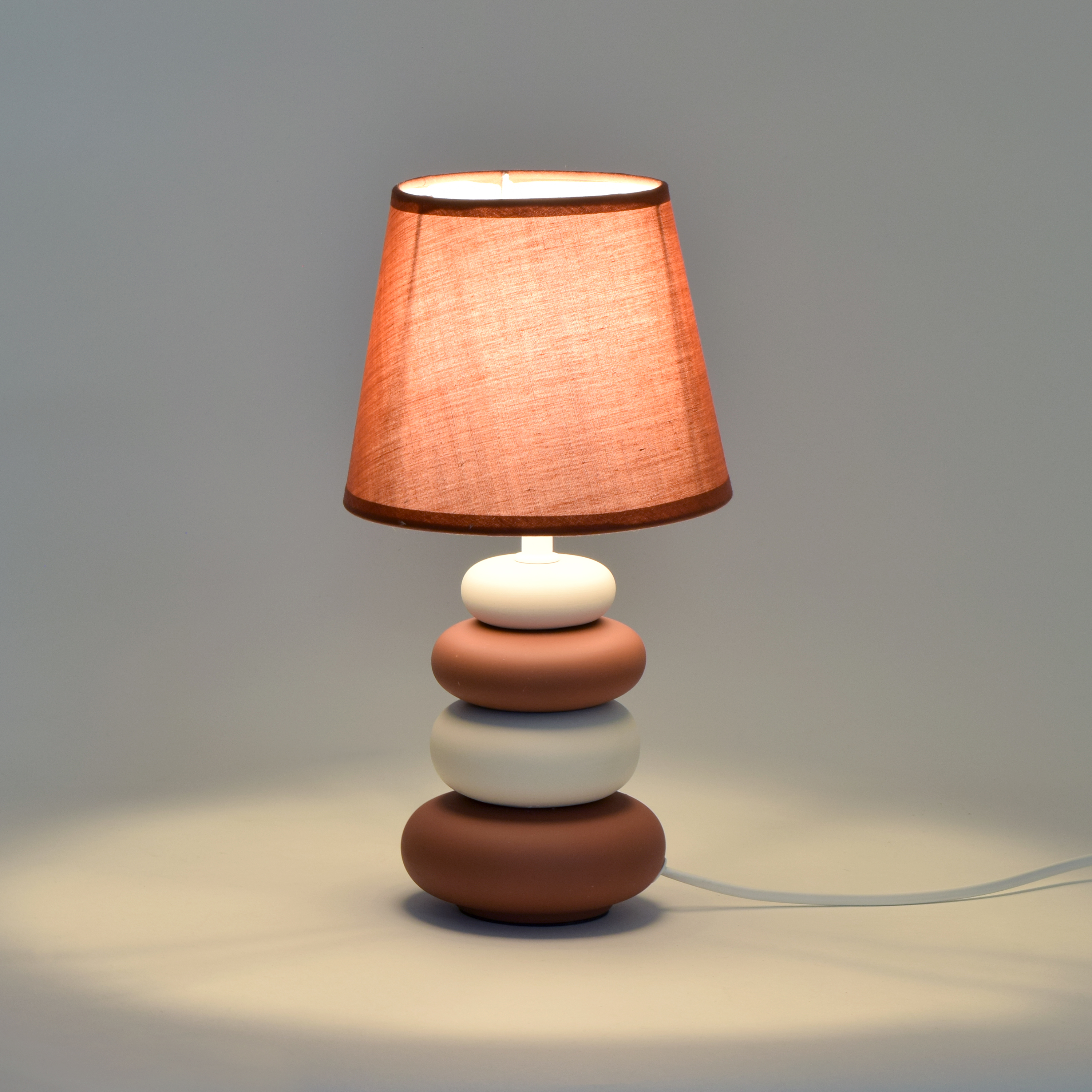 Lampa stołowa Navala terracotta E14 36 cm Inspire - 20