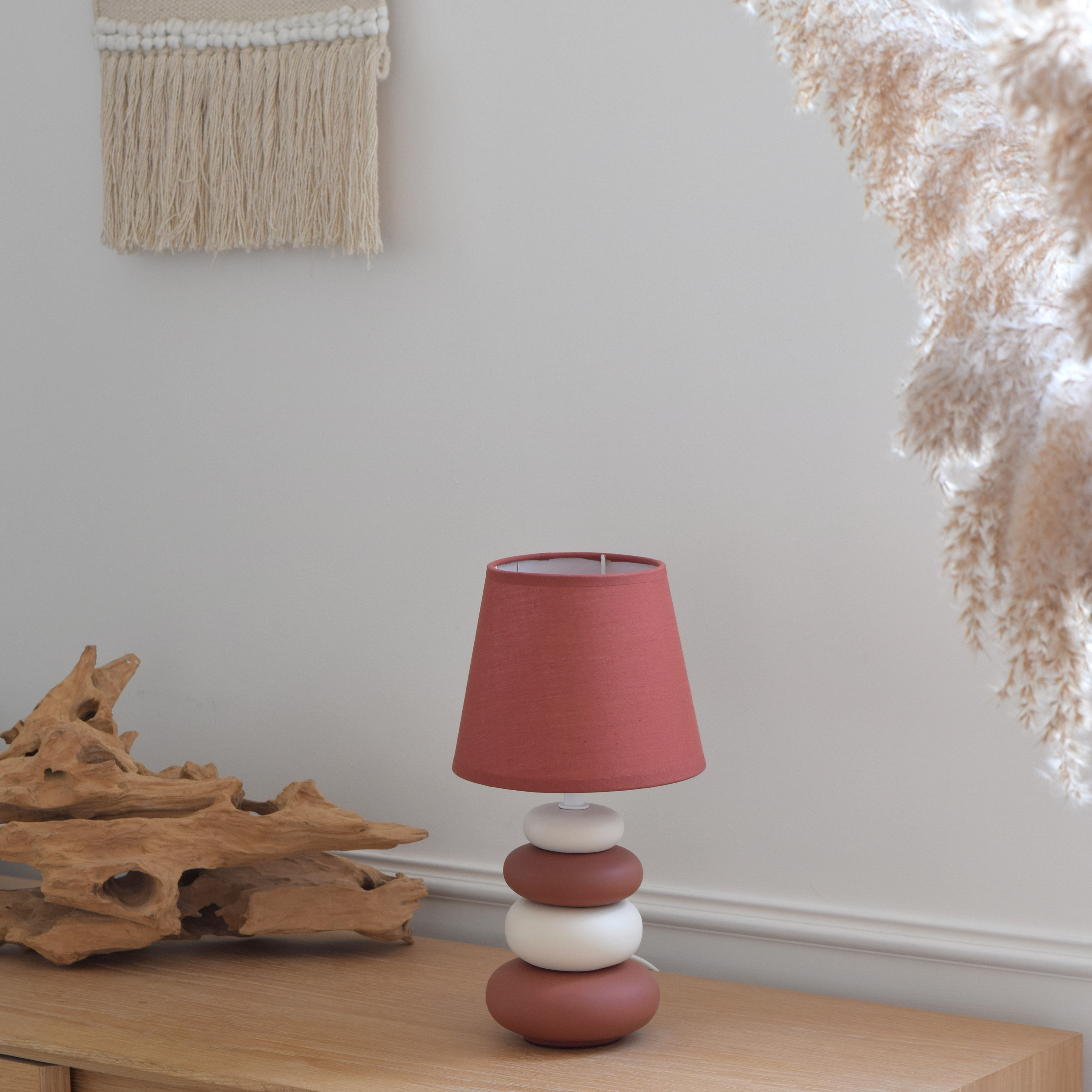 Lampa stołowa Navala terracotta E14 36 cm Inspire - 19