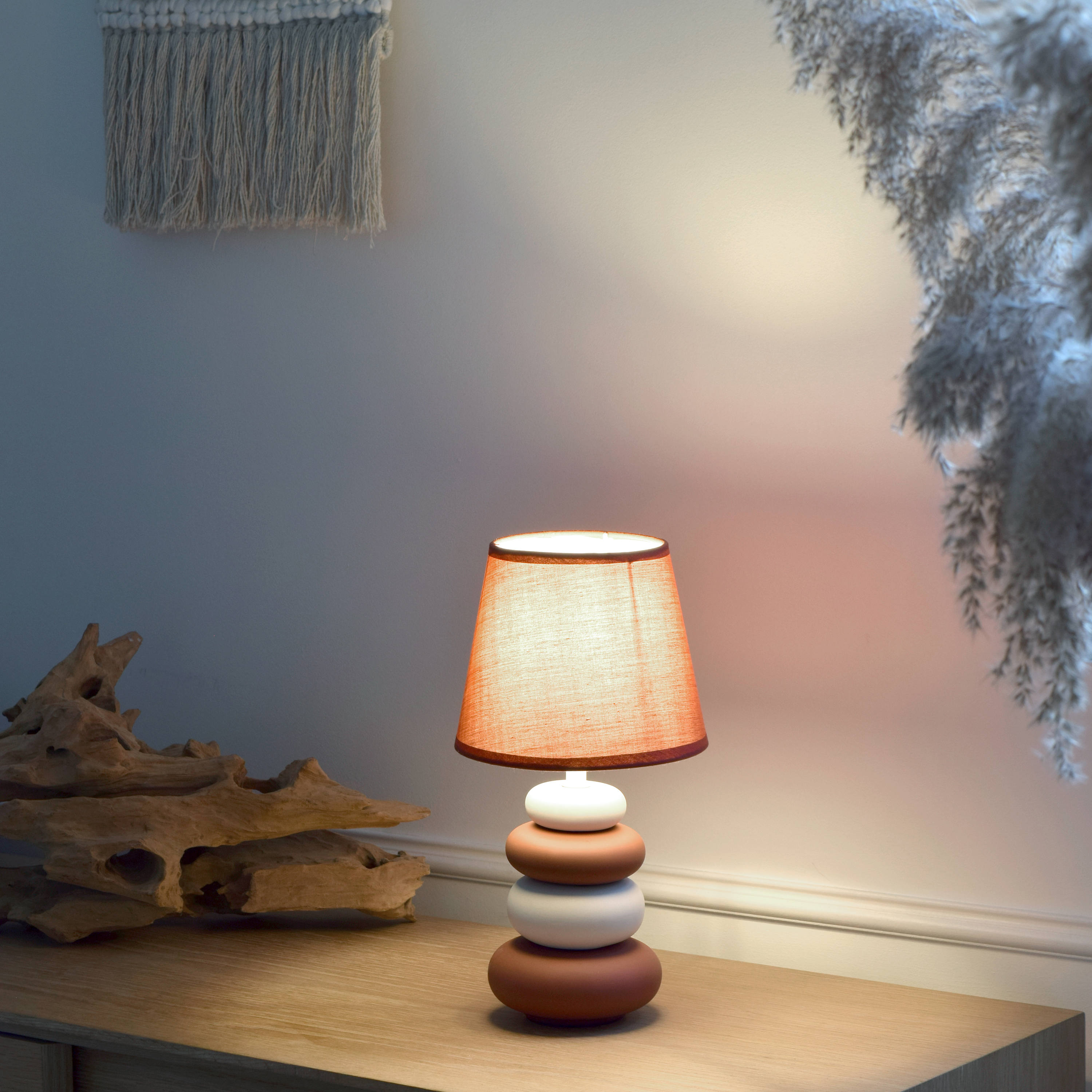 Lampa stołowa Navala terracotta E14 36 cm Inspire - 18