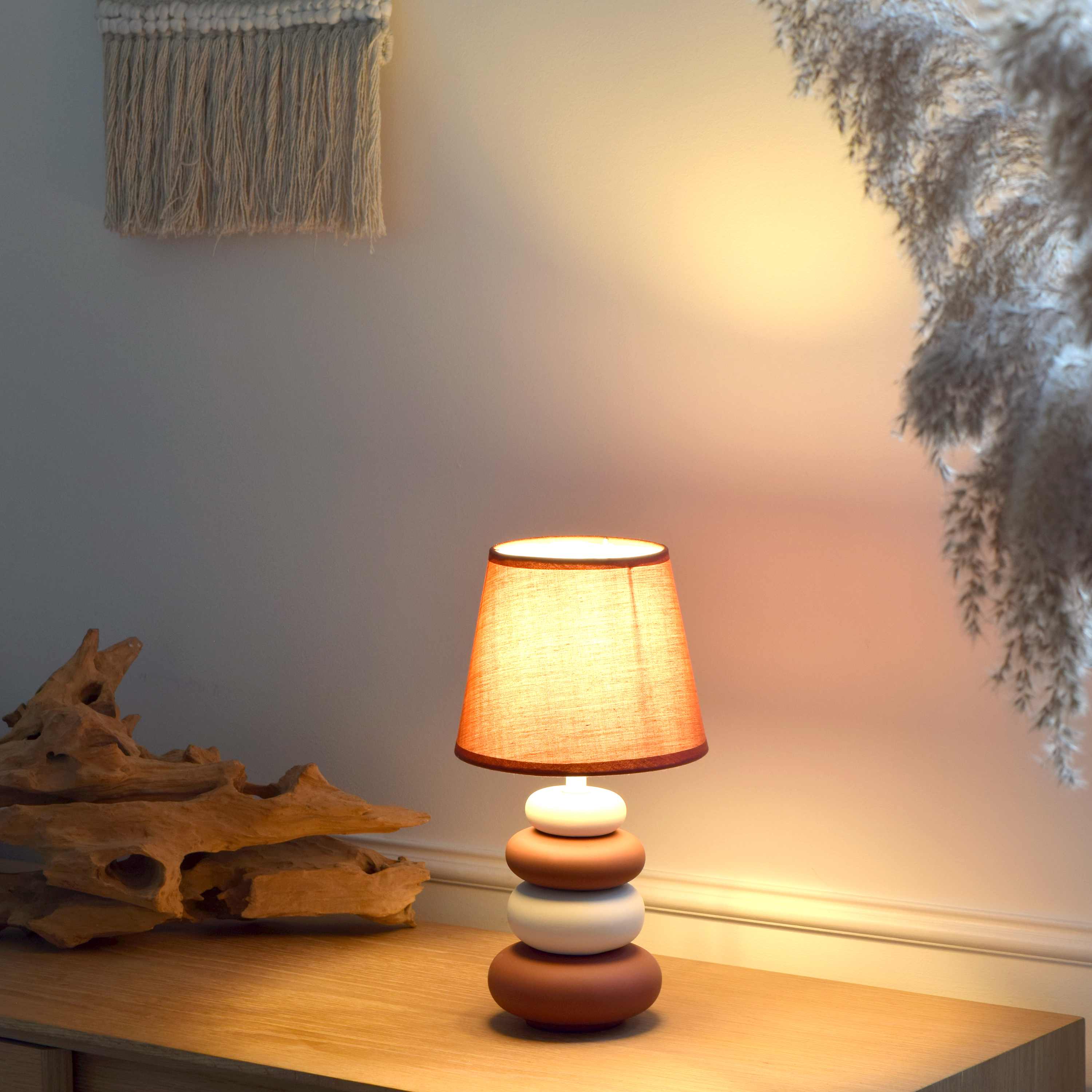 Lampa stołowa Navala terracotta E14 36 cm Inspire - 17