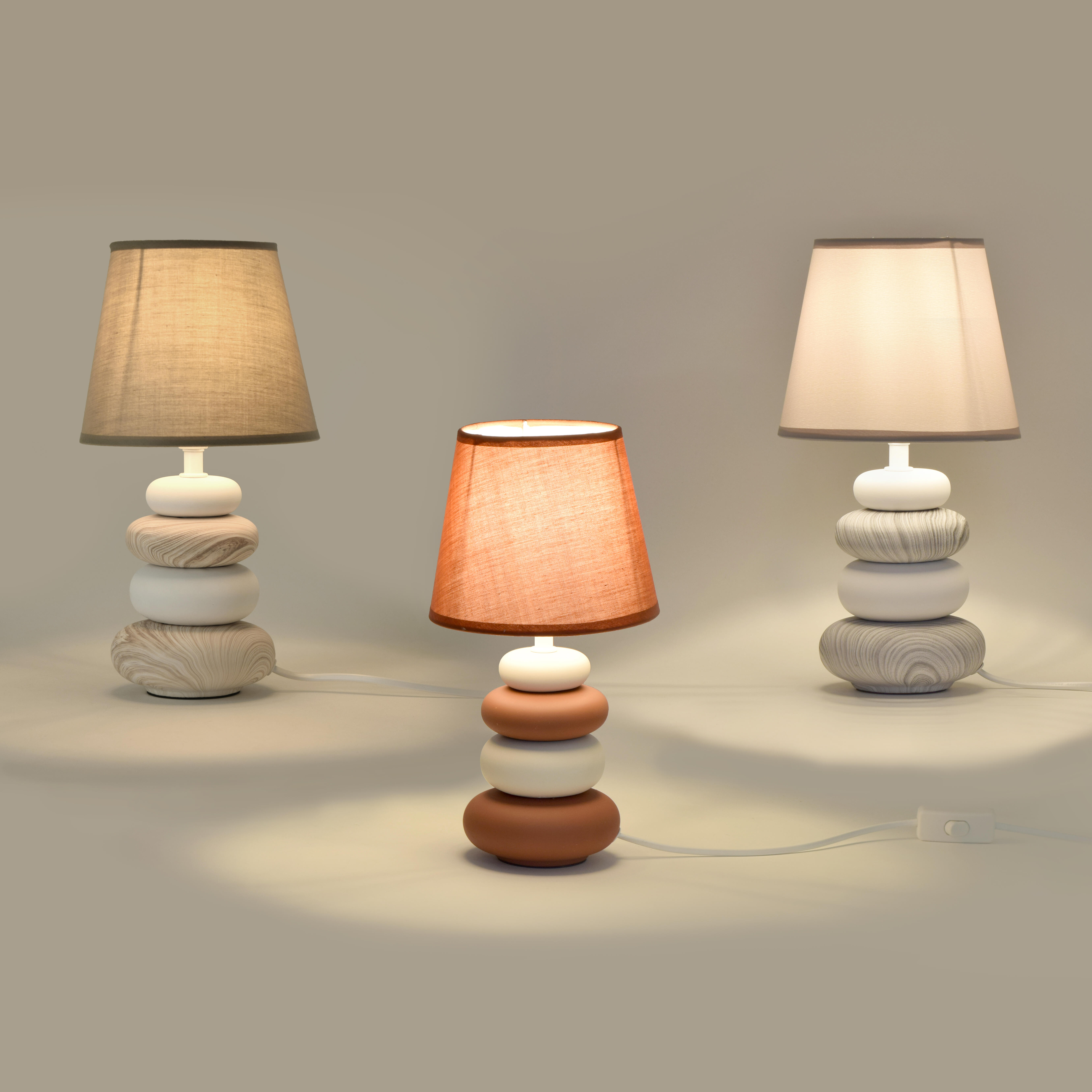 Lampa stołowa Navala terracotta E14 36 cm Inspire - 25