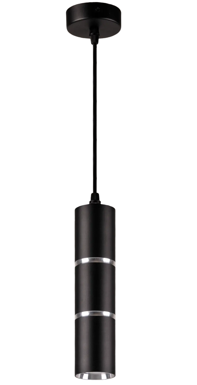 Lampa wisząca Bamboo czarno-srebrna GU10 Goldlux