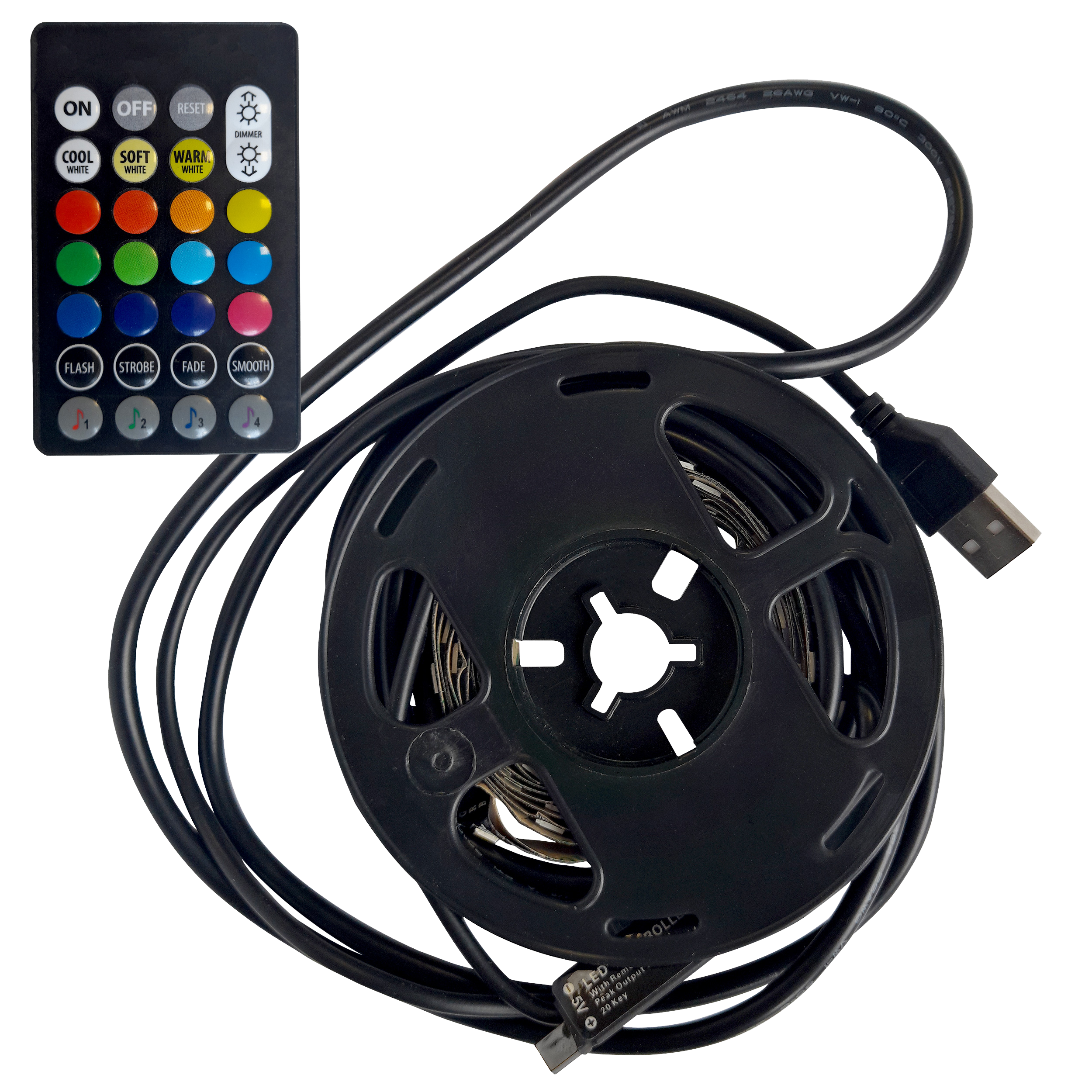 Taśma LED Taśma LED TV RGBW z pilotem GOLDLUX