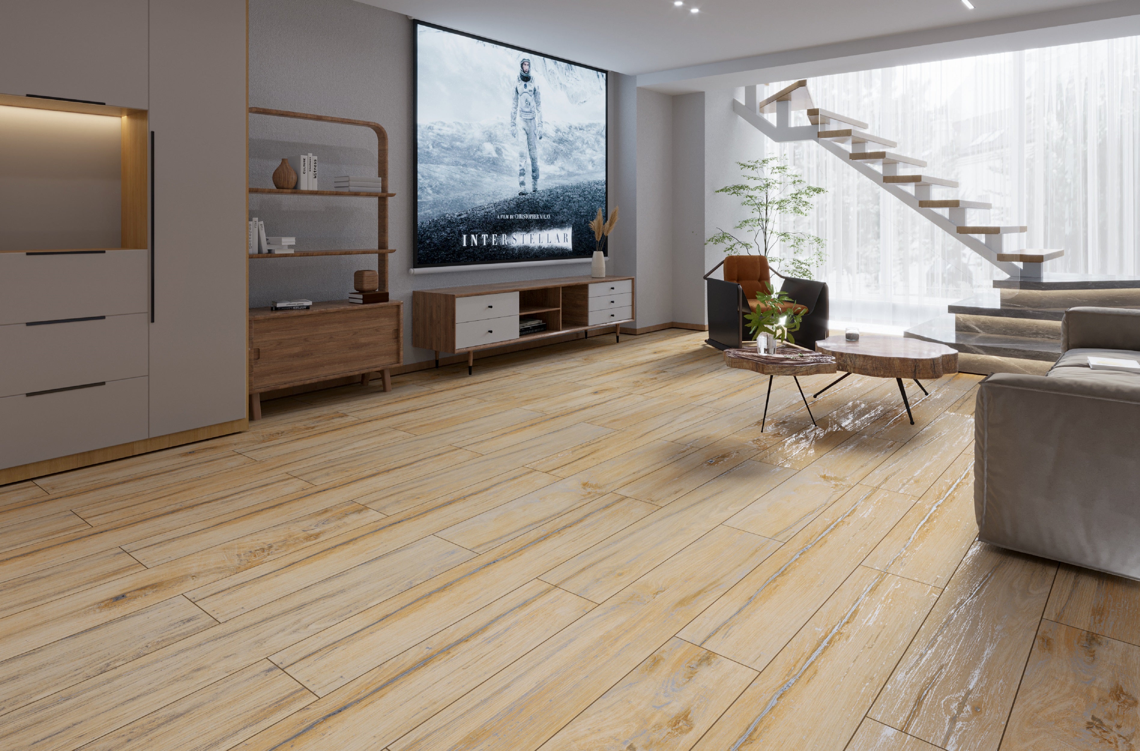 Gres szkliwiony Nest Forest Carving 20x120 Prime Ceramics - Leroy