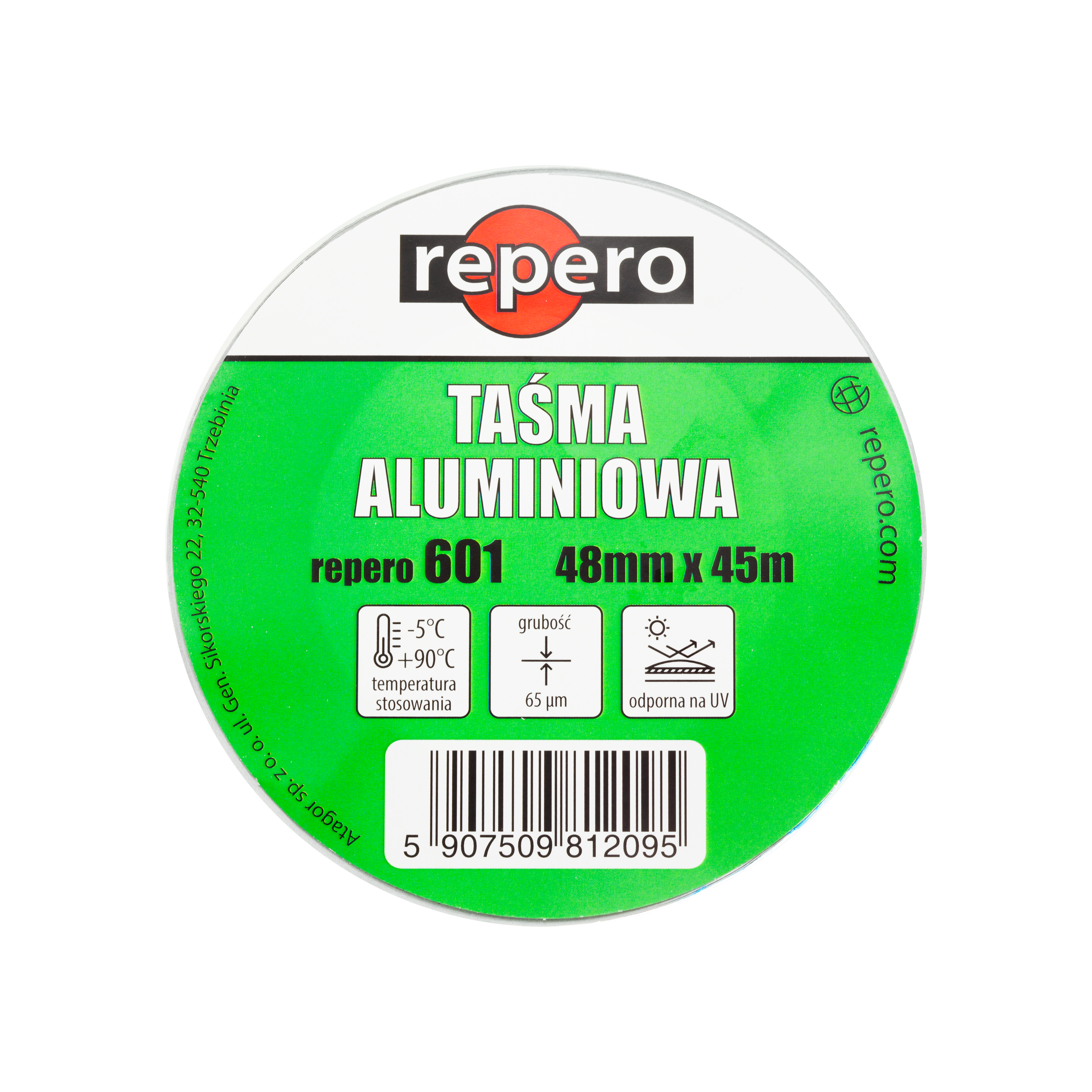 Taśma aluminiowa 48mm x 45m REPERO - 3