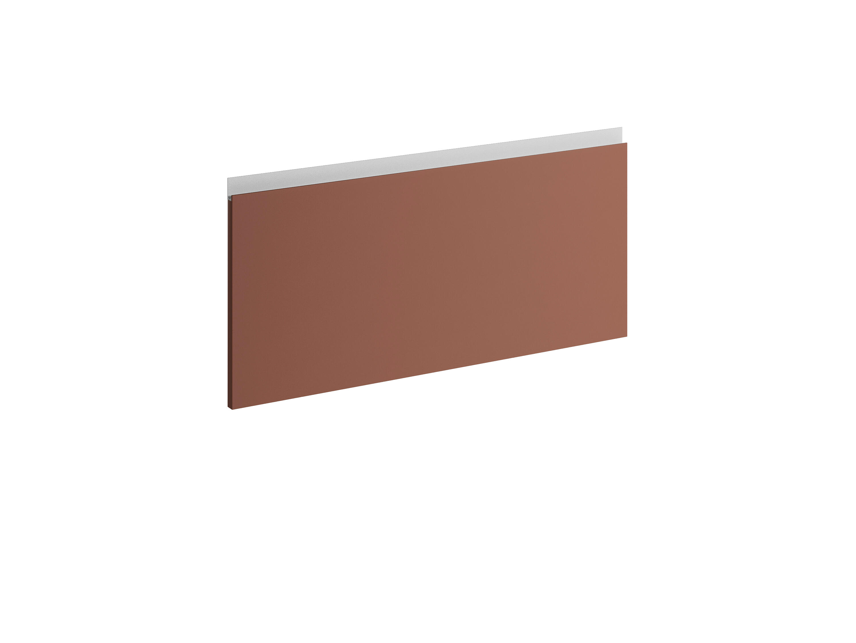 Frente de cajón mueble de cocina delinia id mikonos terracota mate 90x38.1 cm