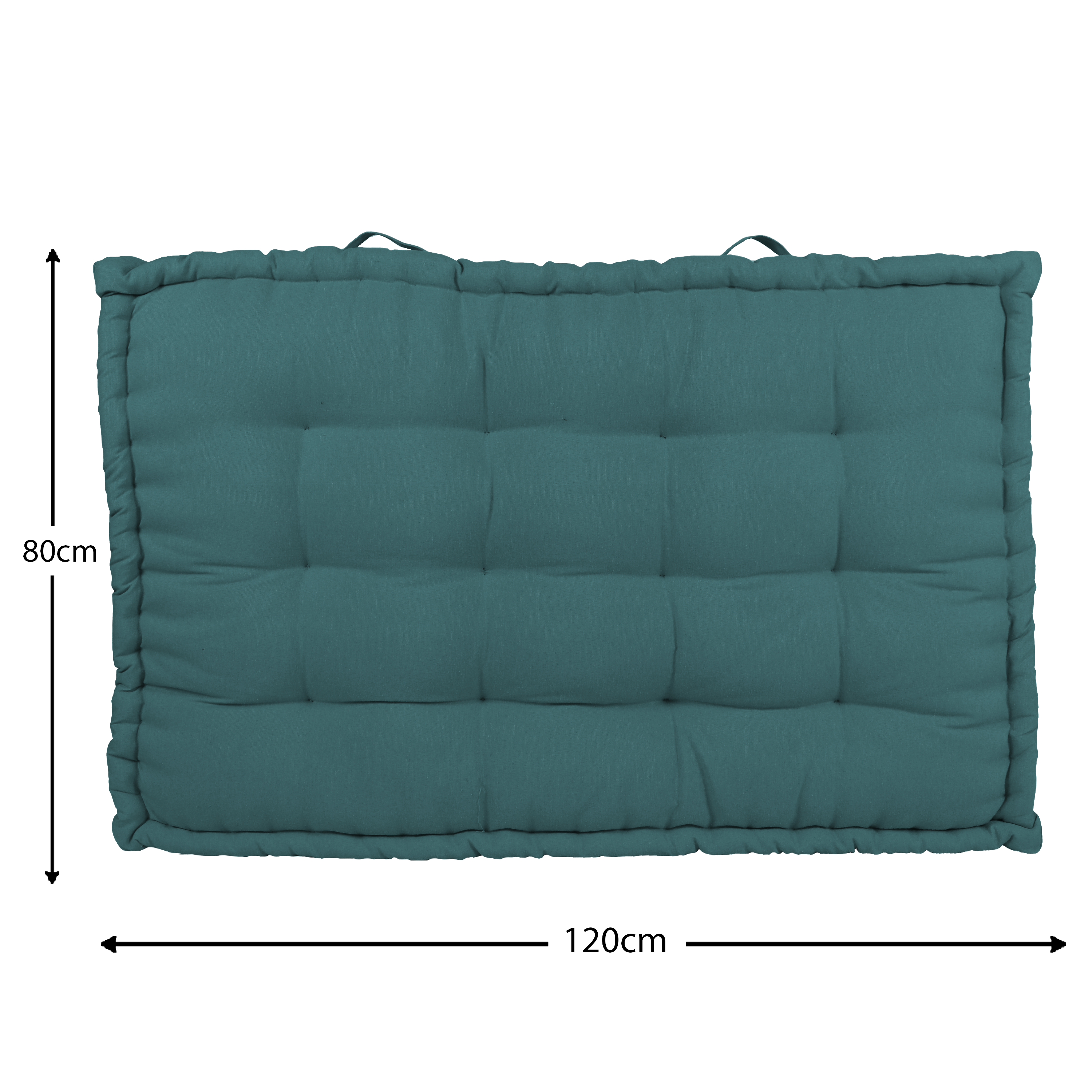 Almofada de chão LUCK algodão 80x120cm AQUA Inspire - 4