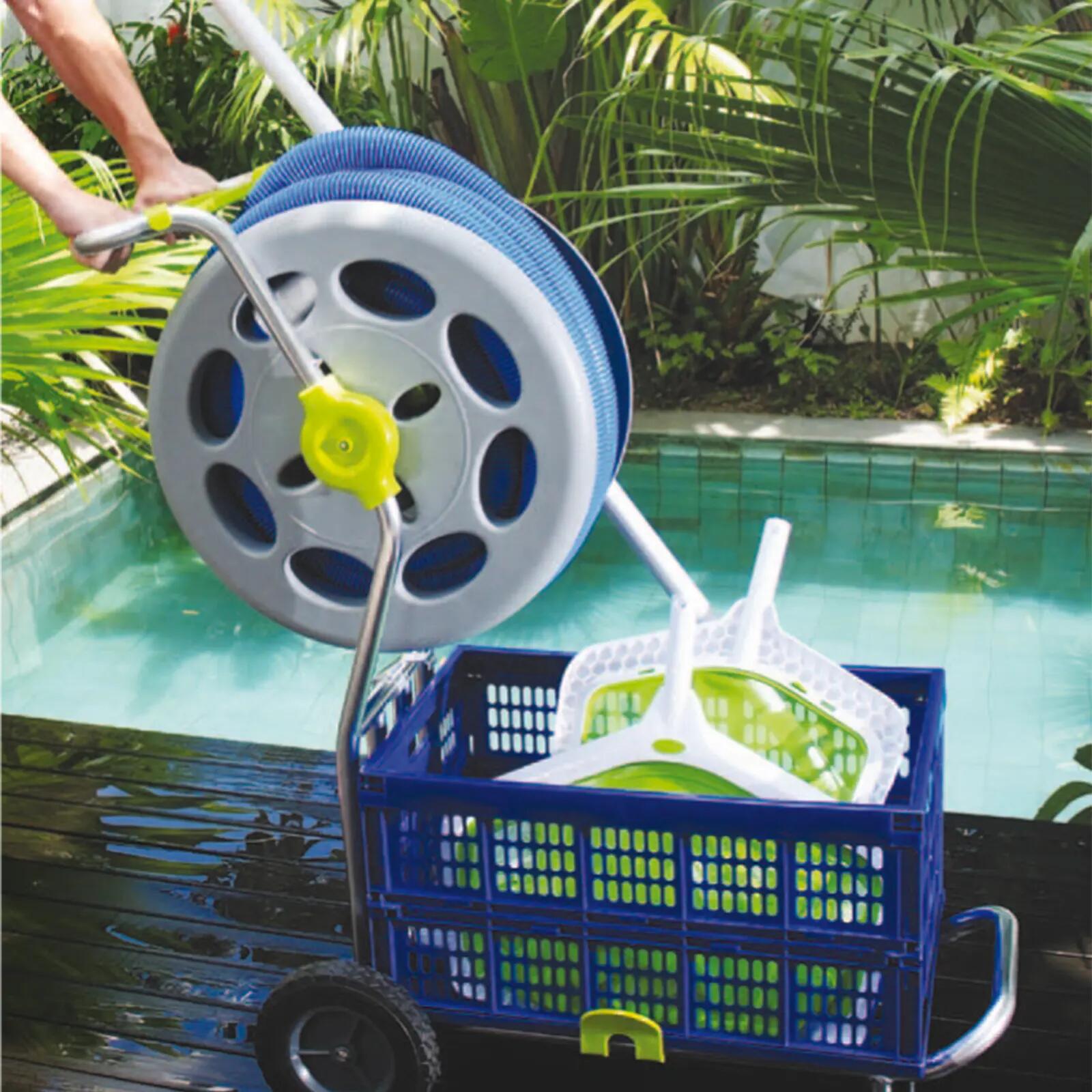 Carro organizador de accesorios de piscina - 2