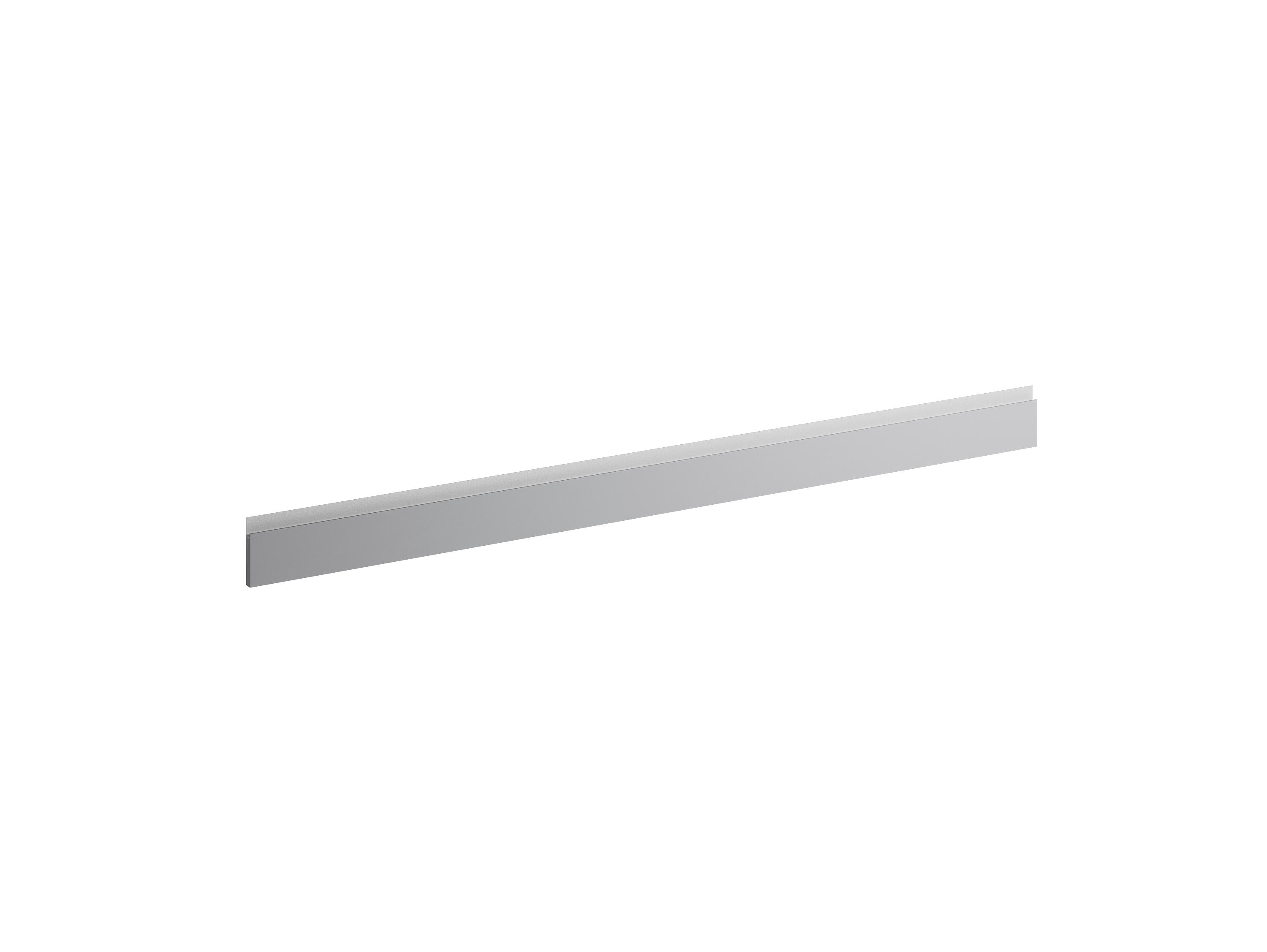 Frente de cajón mueble de cocina delinia id mikonos gris nube mate 120x12.8 cm