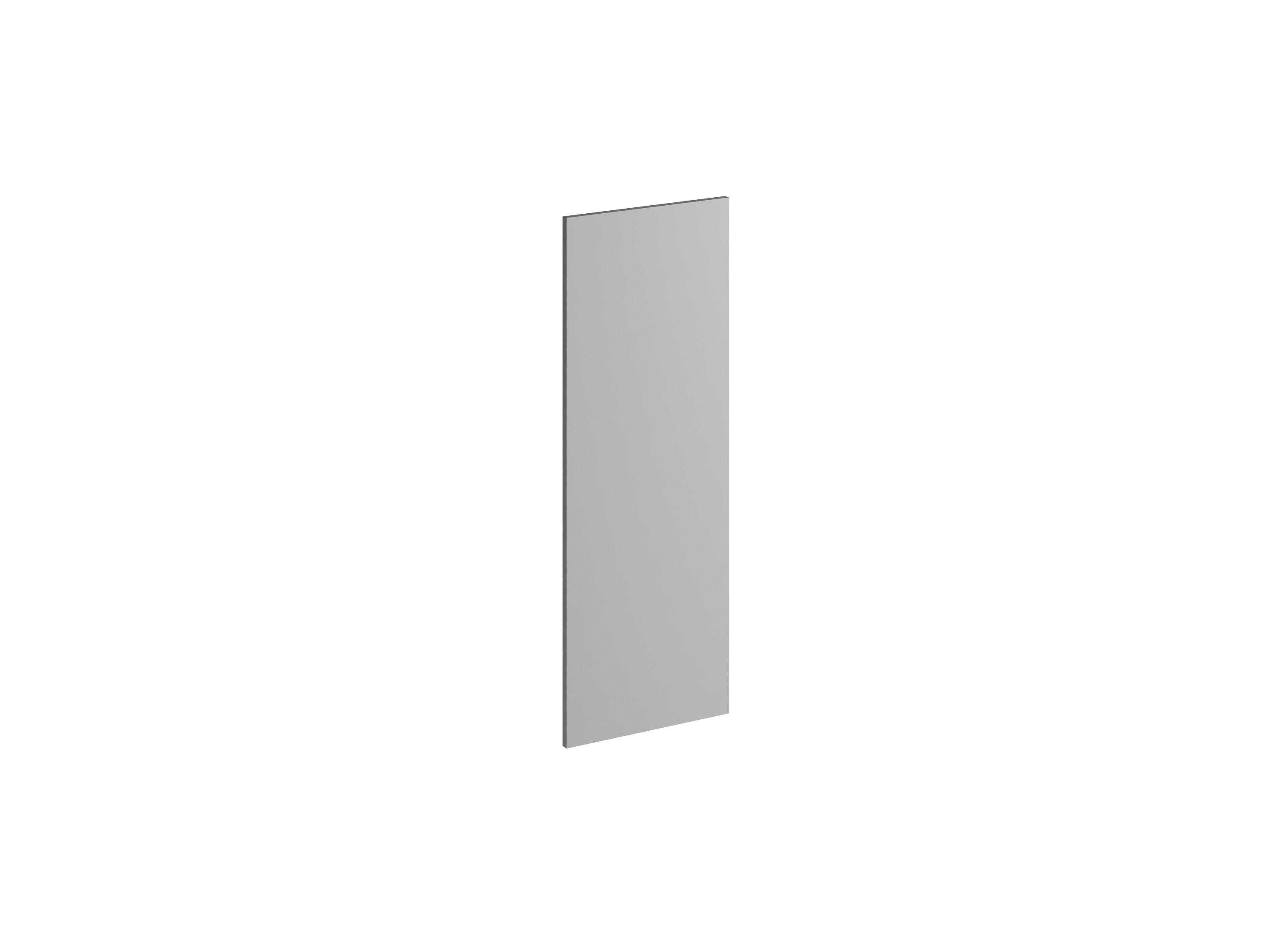 Costado para mueble de cocina delinia id mikonos gris nube mate 37x102.4 cm