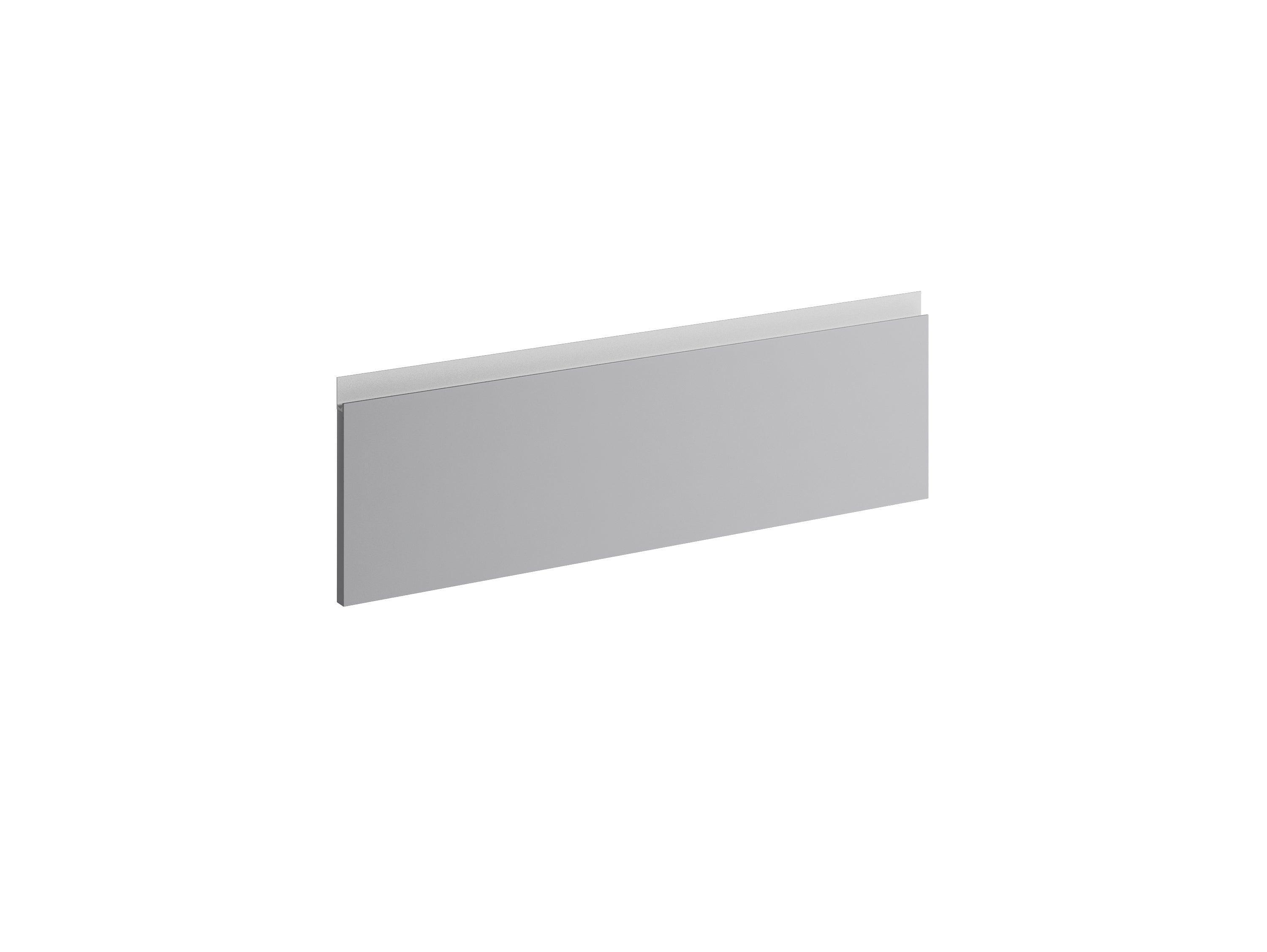 Frente de cajón mueble de cocina delinia id mikonos gris nube mate 80x25.3 cm