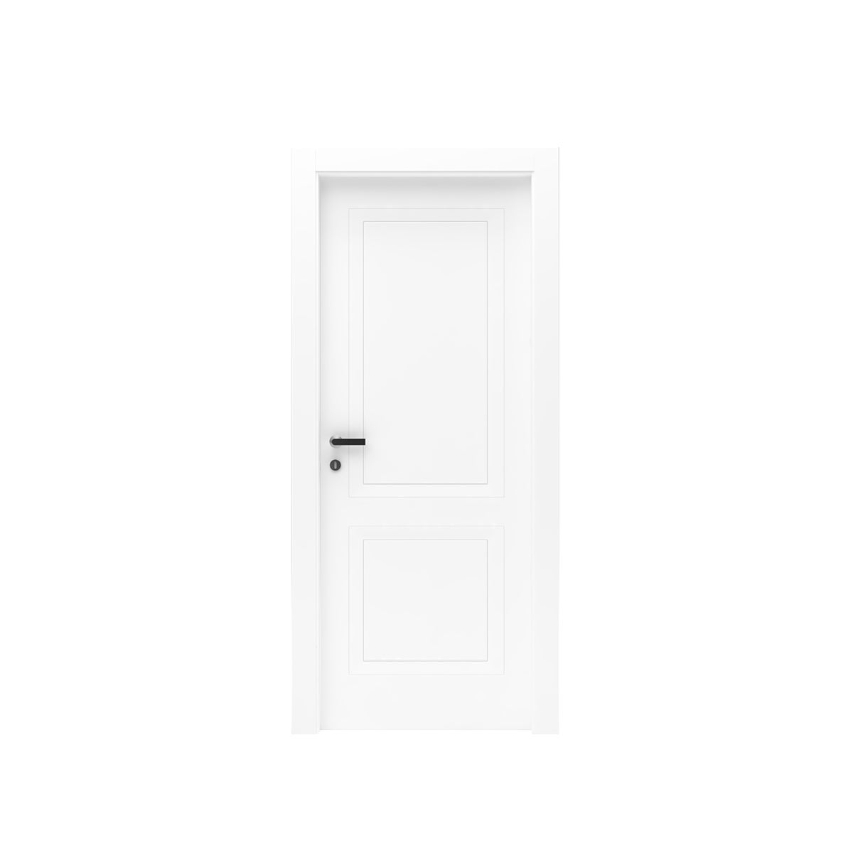 Porta interna a battente Clew in legno colore bianco, L 70 x H 210 cm, apertura reversibile - 3