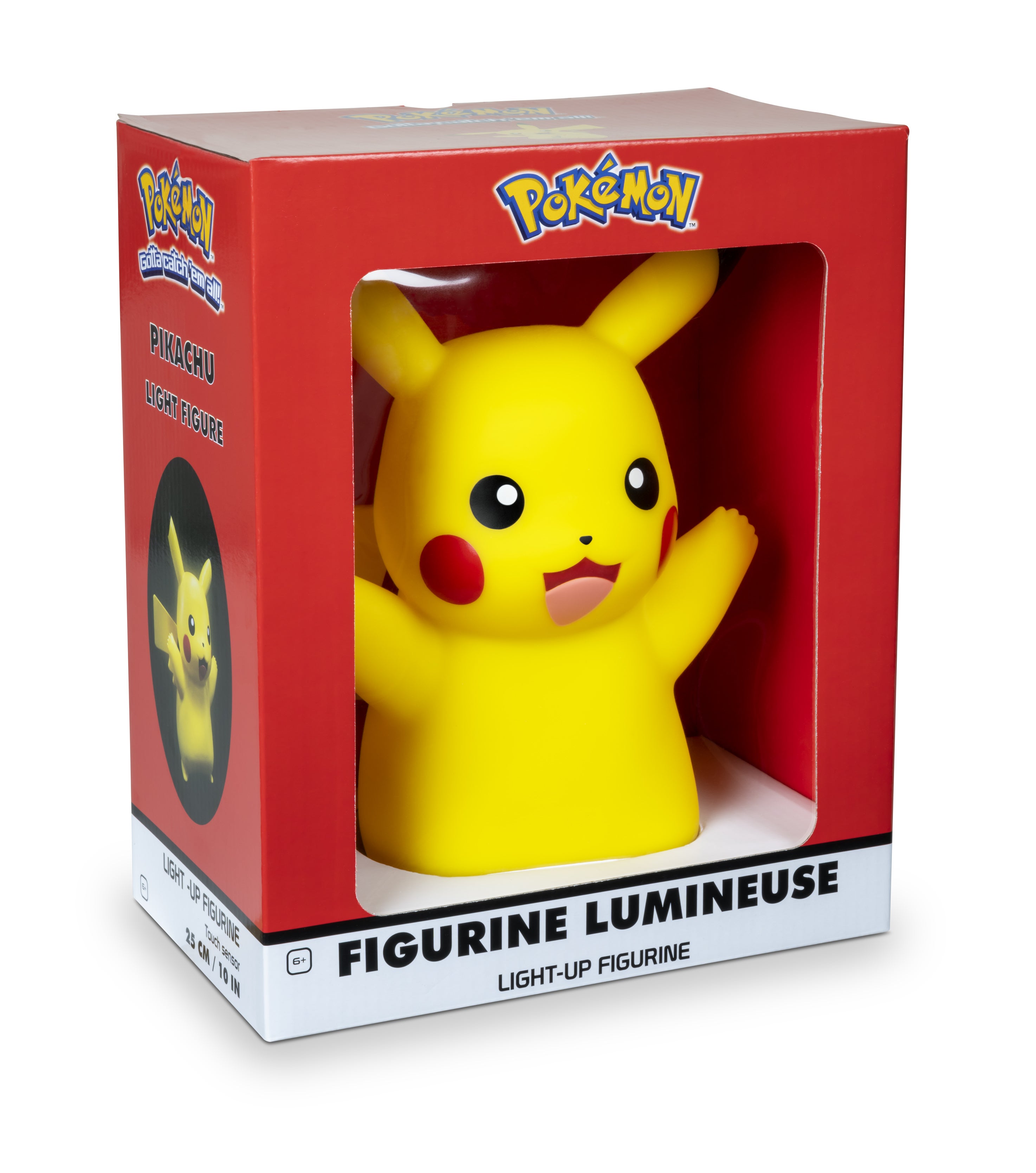 Veilleuse Pikachu heureux, h.25cm jaune / doré, H.25 cm - 5