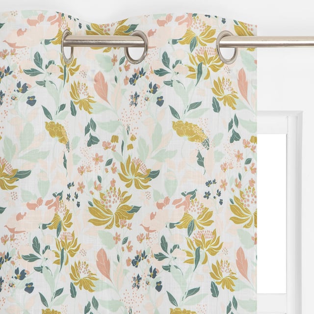 Rideau tamisant, Jemma, multicouleur H.260 x l.140 cm