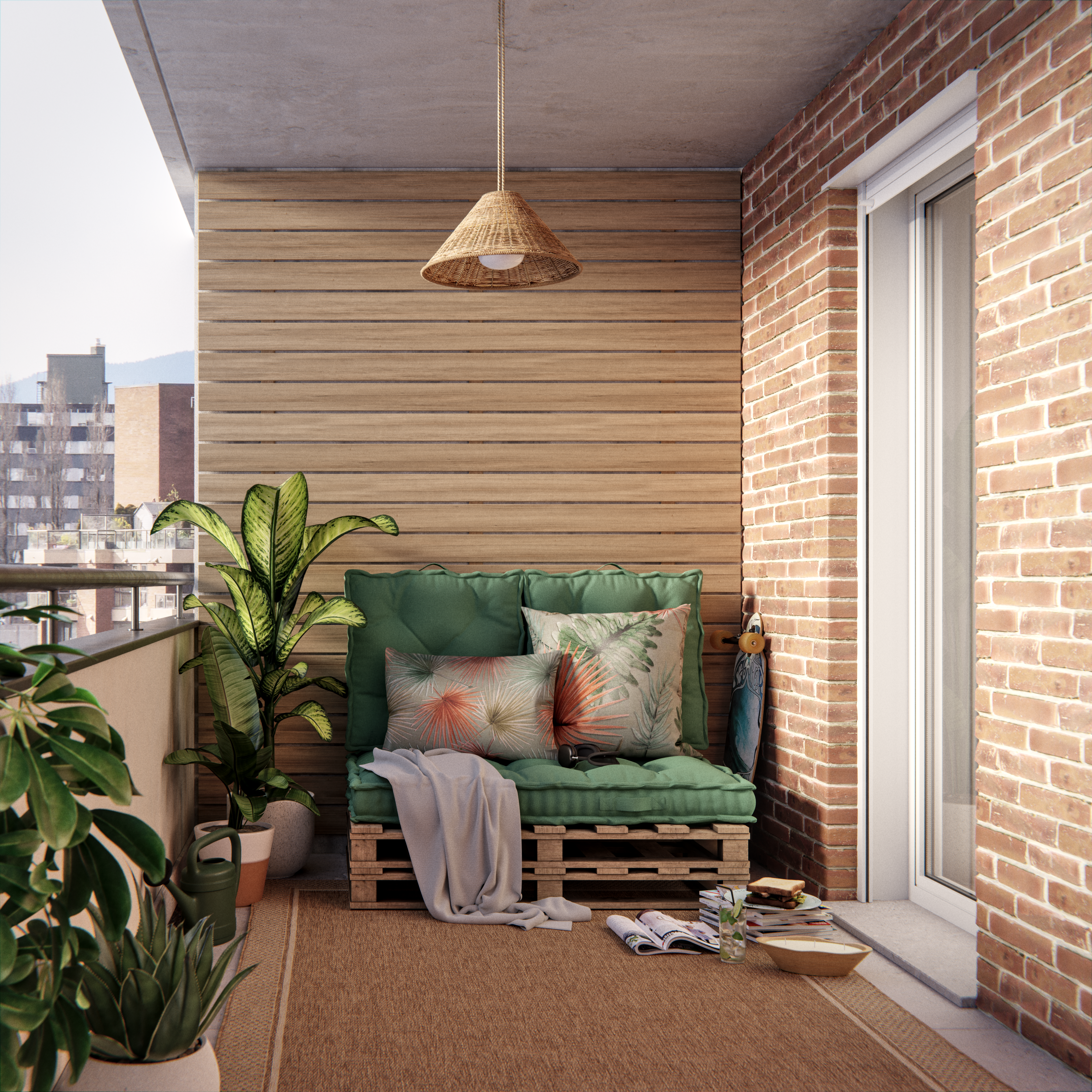 Tapete de exterior INSPIRE EMMA 160X230CM NATURAL - 21