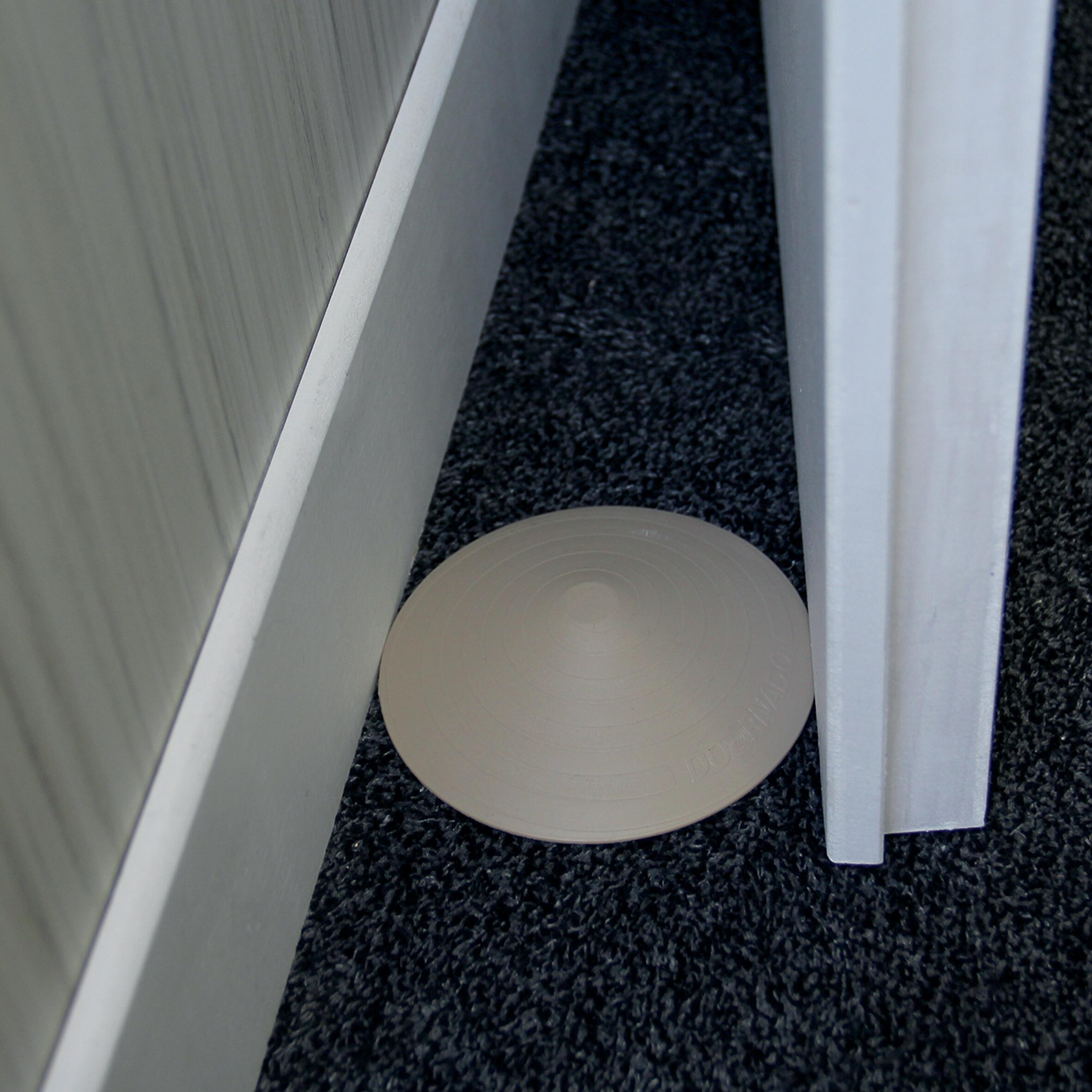 Cale porte amovible CHRISLIGNE caoutchouc beige L.11.8 x H.2.7 x l.11.8 cm - 2