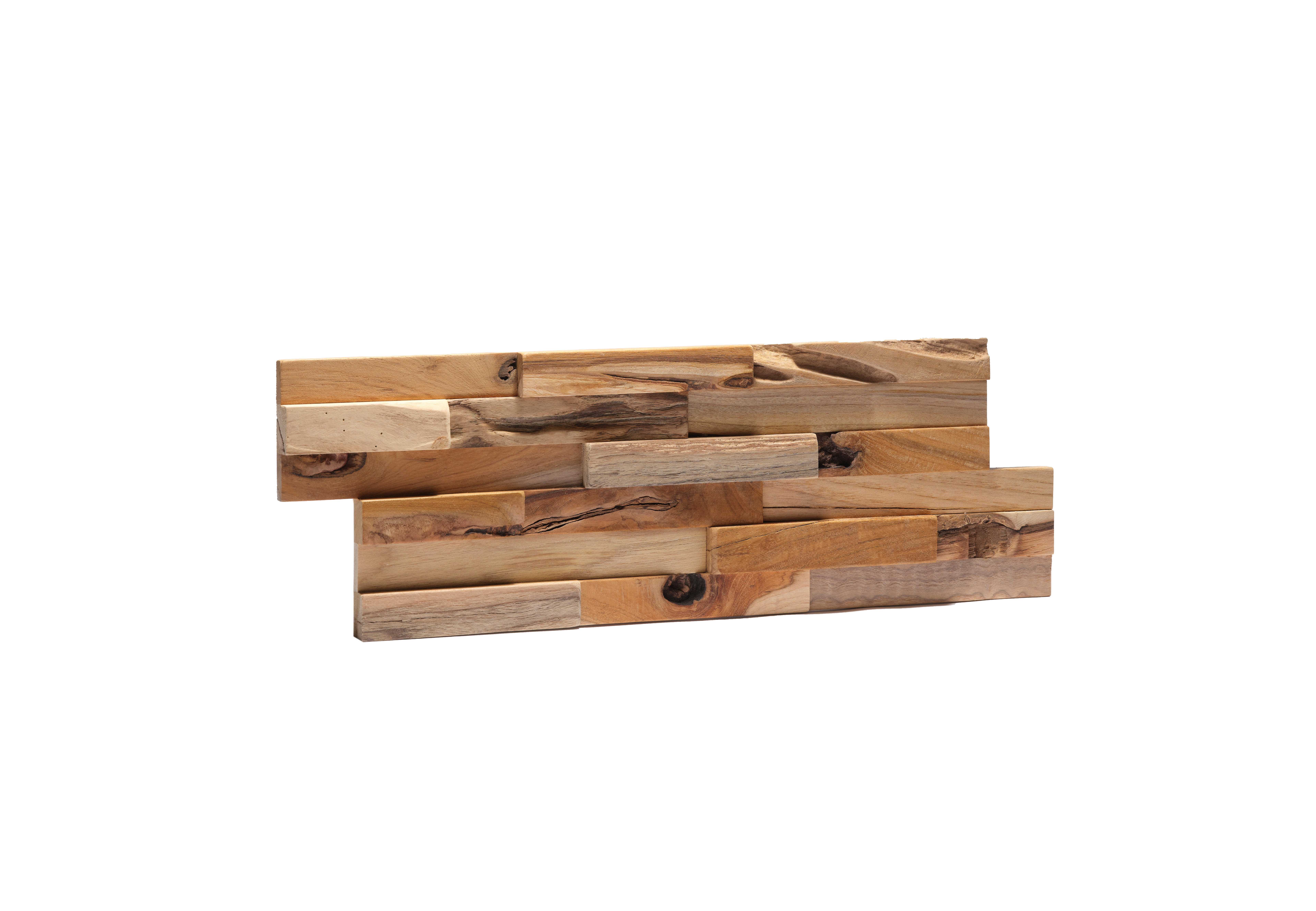 Revestimento decorativo castanho 18x49.5cm Ultrawood - 15