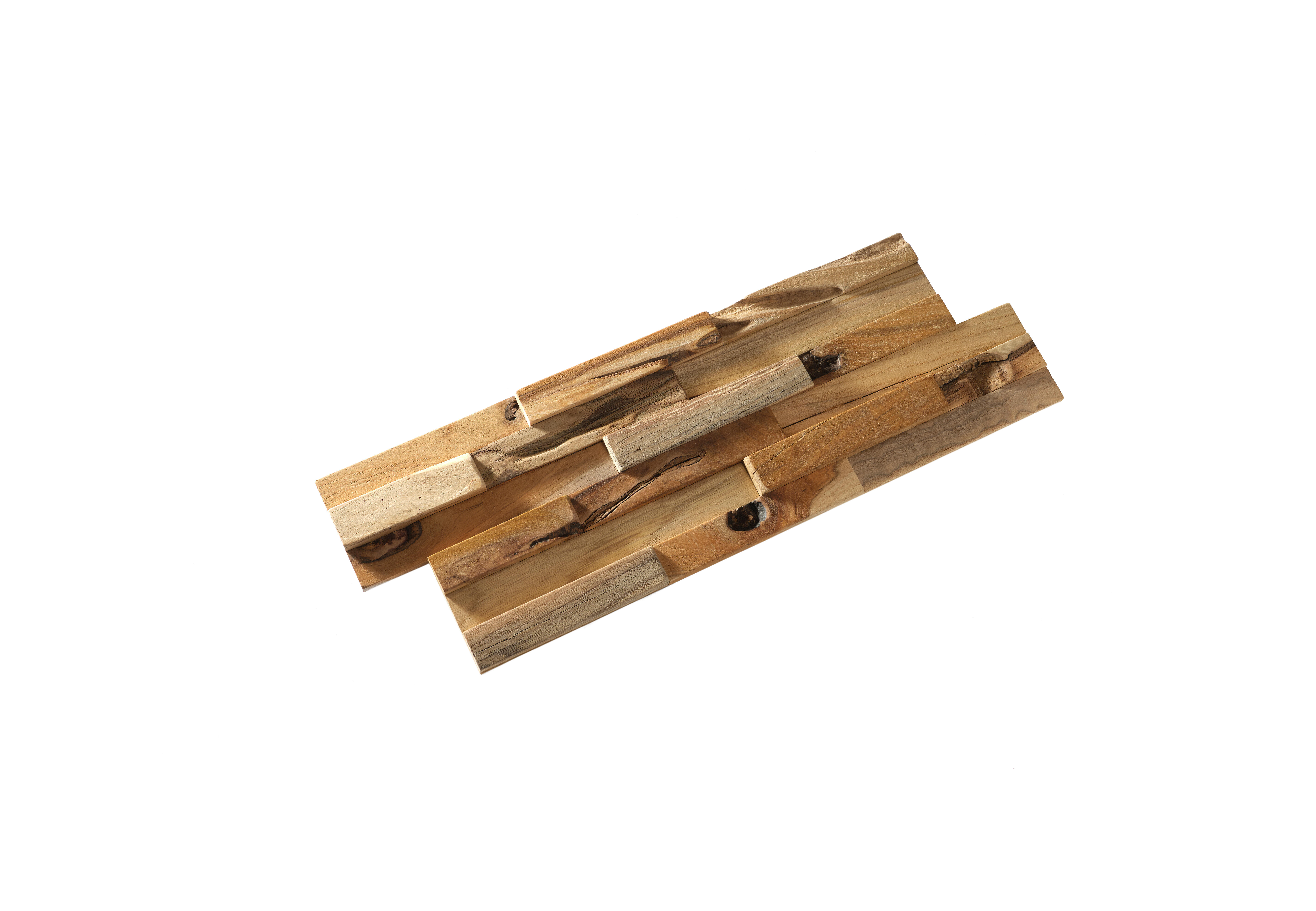 Revestimento decorativo castanho 18x49.5cm Ultrawood - 14