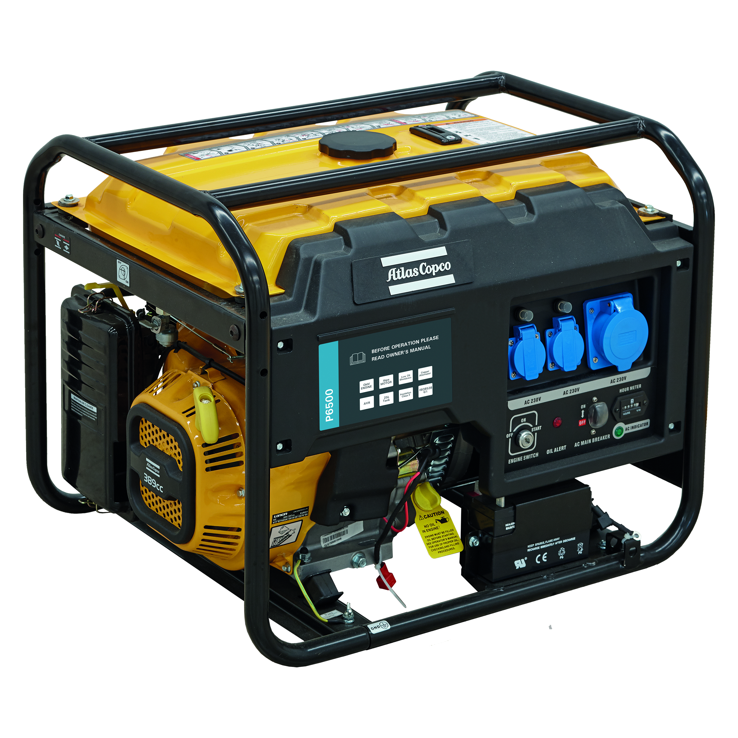 Agregat prądotwórczy 5 KW 1-FAZOWY ATLAS COPCO 6500