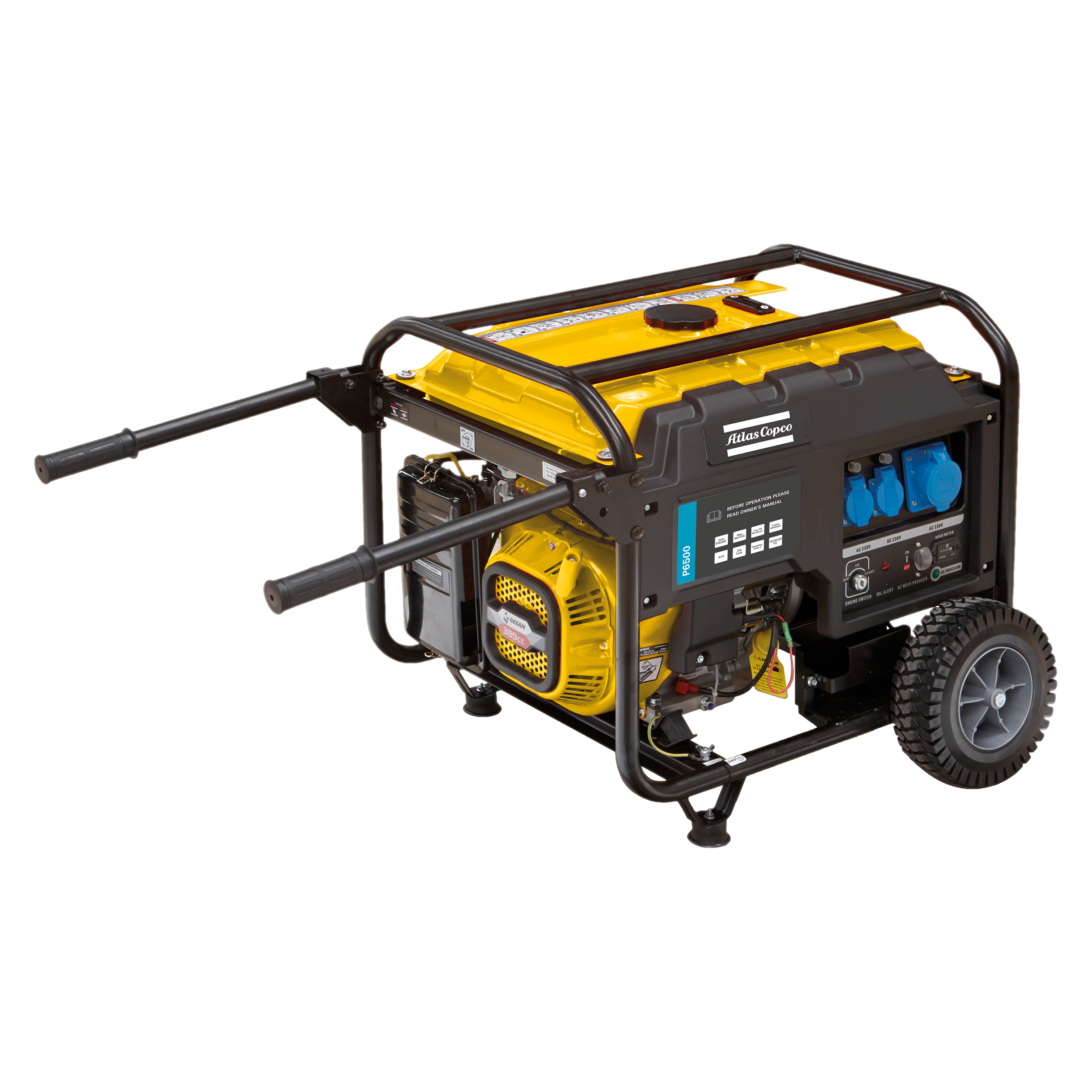 Agregat prądotwórczy 6 KW 3-FAZOWY ATLAS COPCO P6500T